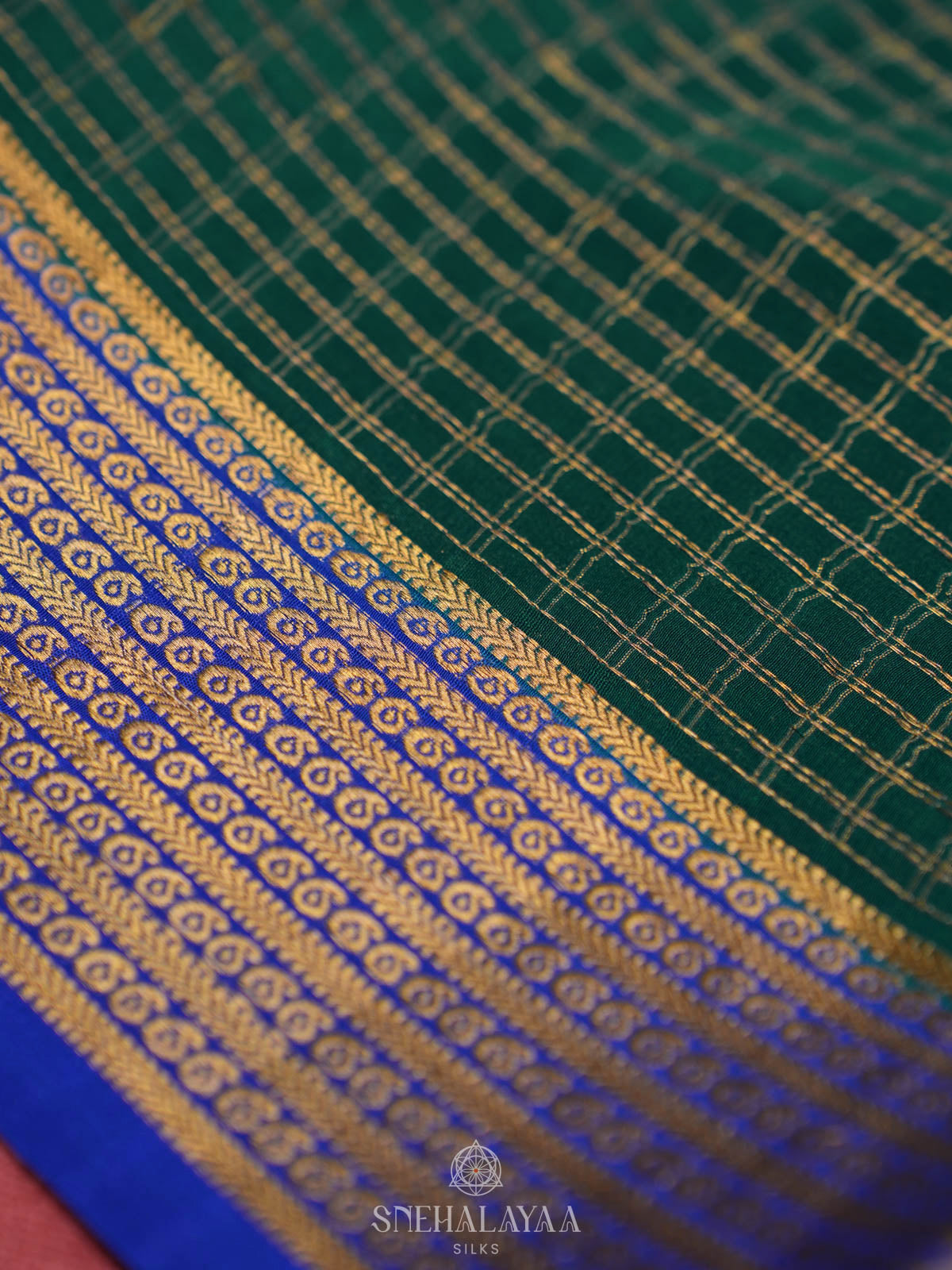 Green Mysore Silk Saree