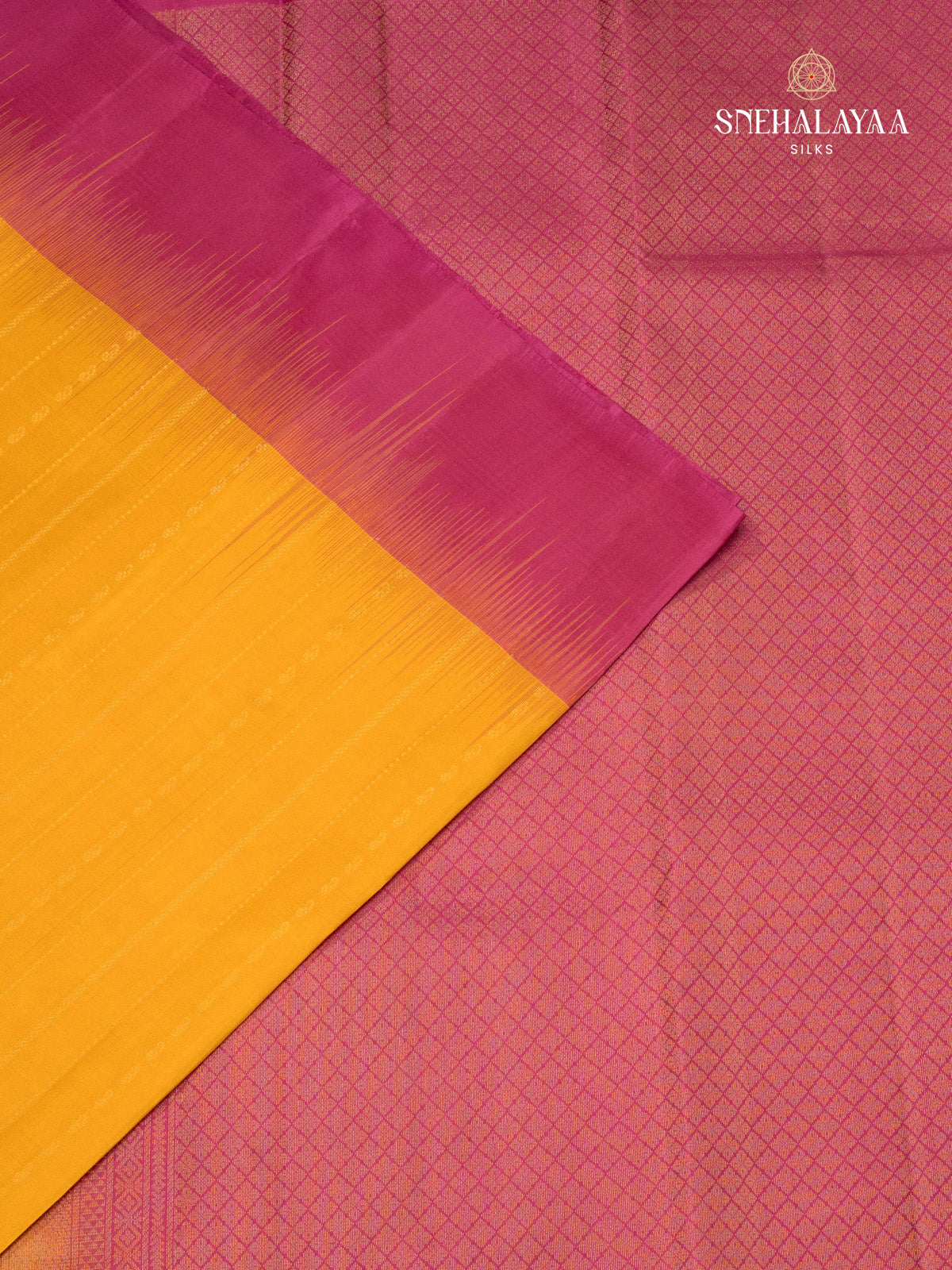 Yellow Kanjivaram Silk Saree