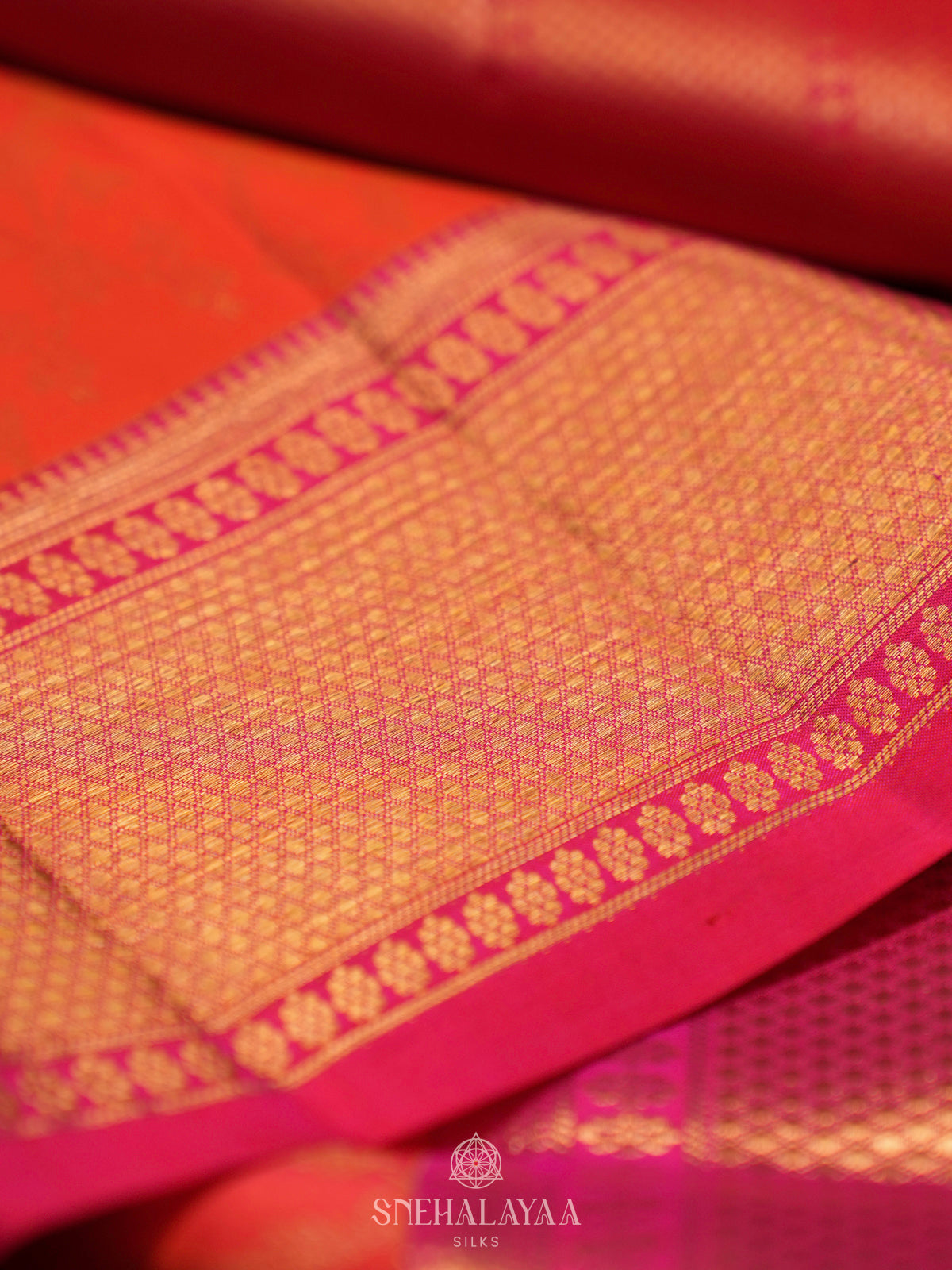 Pink Kanjivaram Silk Saree