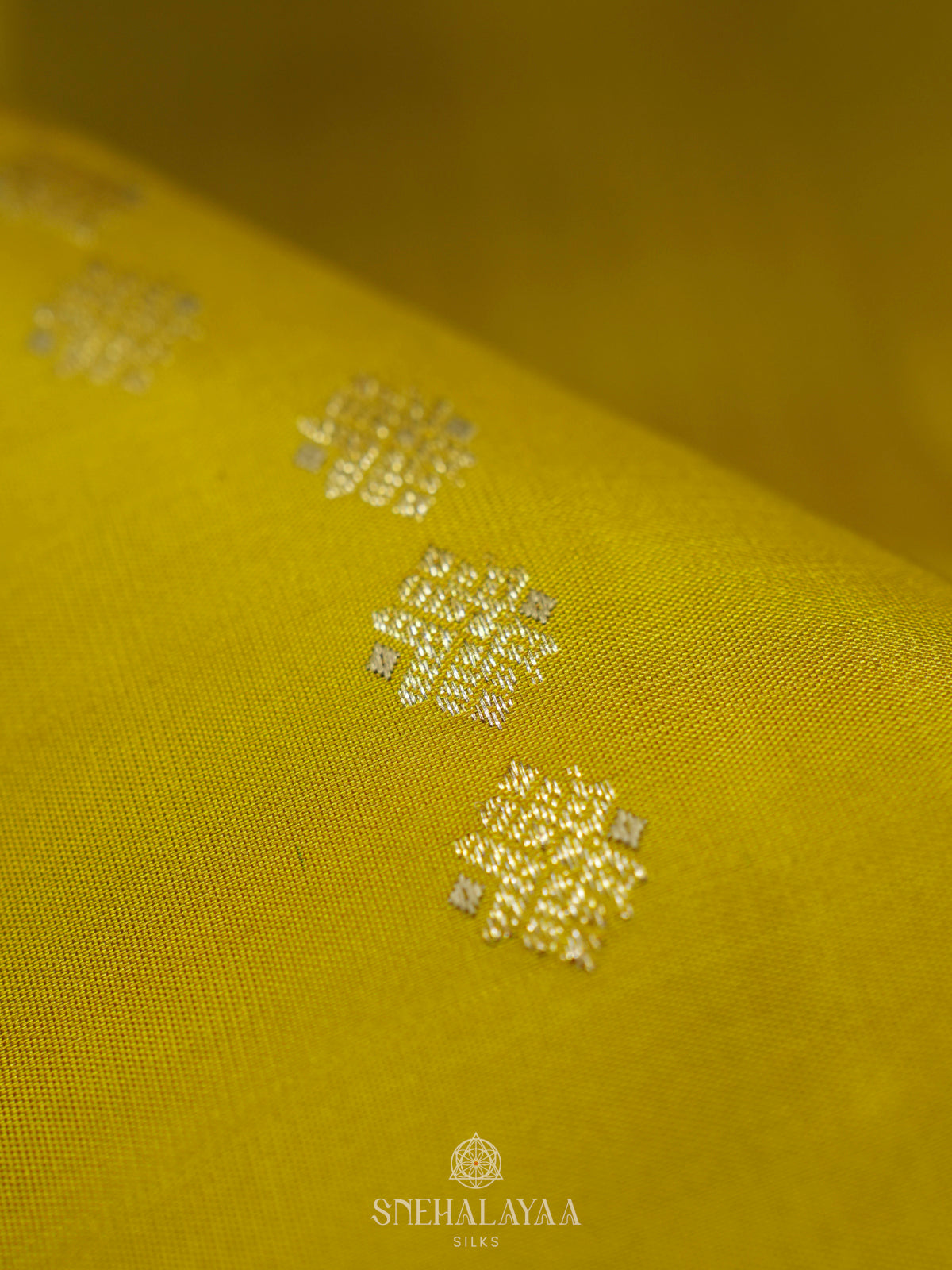Yellow Kanjivaram Silk Saree
