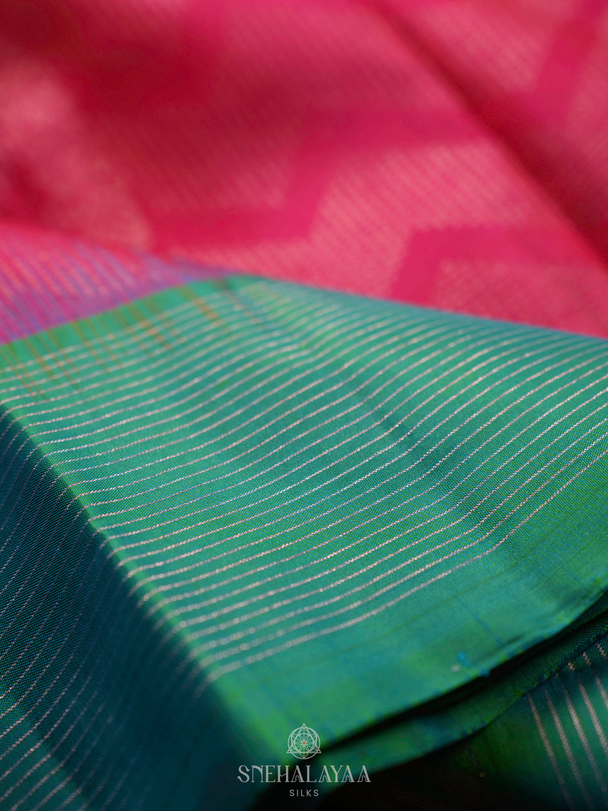 Pink Kanjivaram Silk Saree
