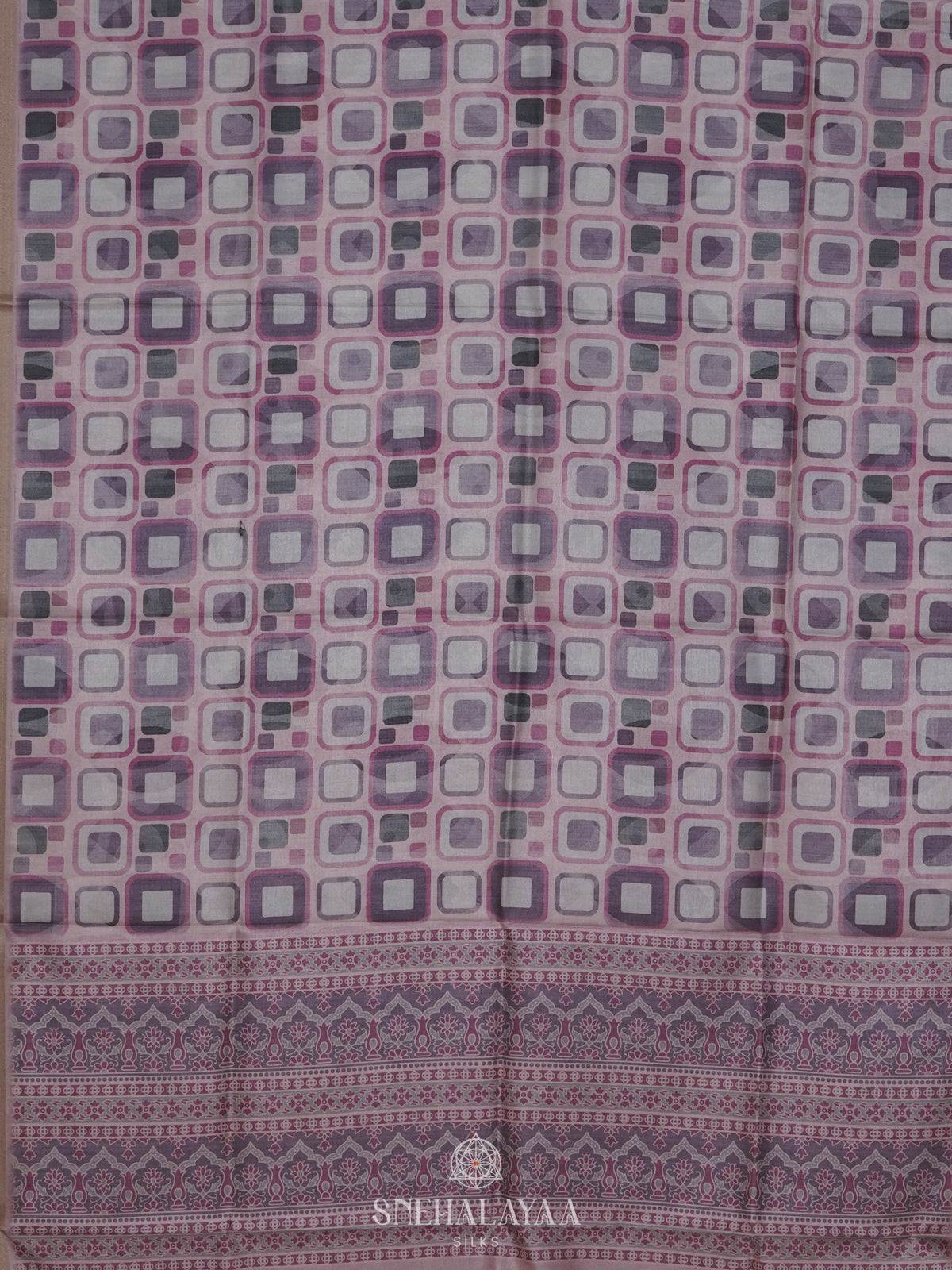 Off White Tussar Saree