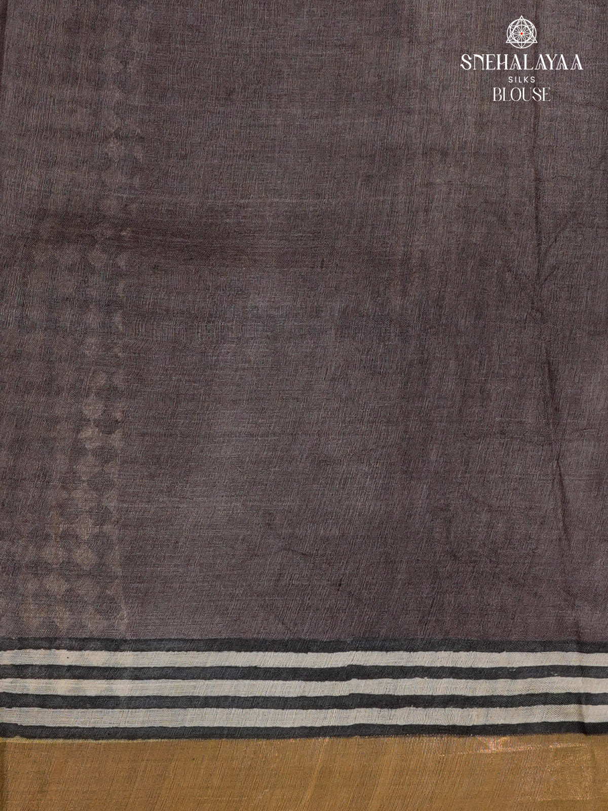 Mustard Yellow Tussar Silk Saree