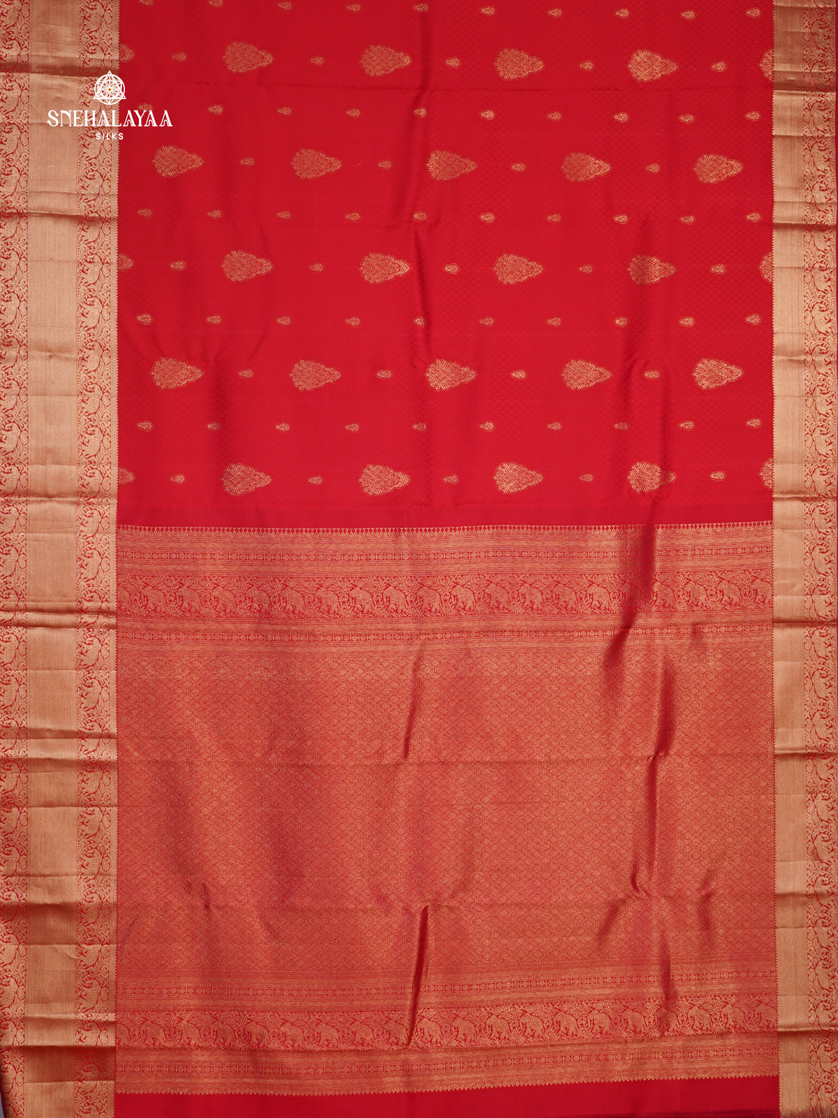 Red Kanjivaram Silk Saree