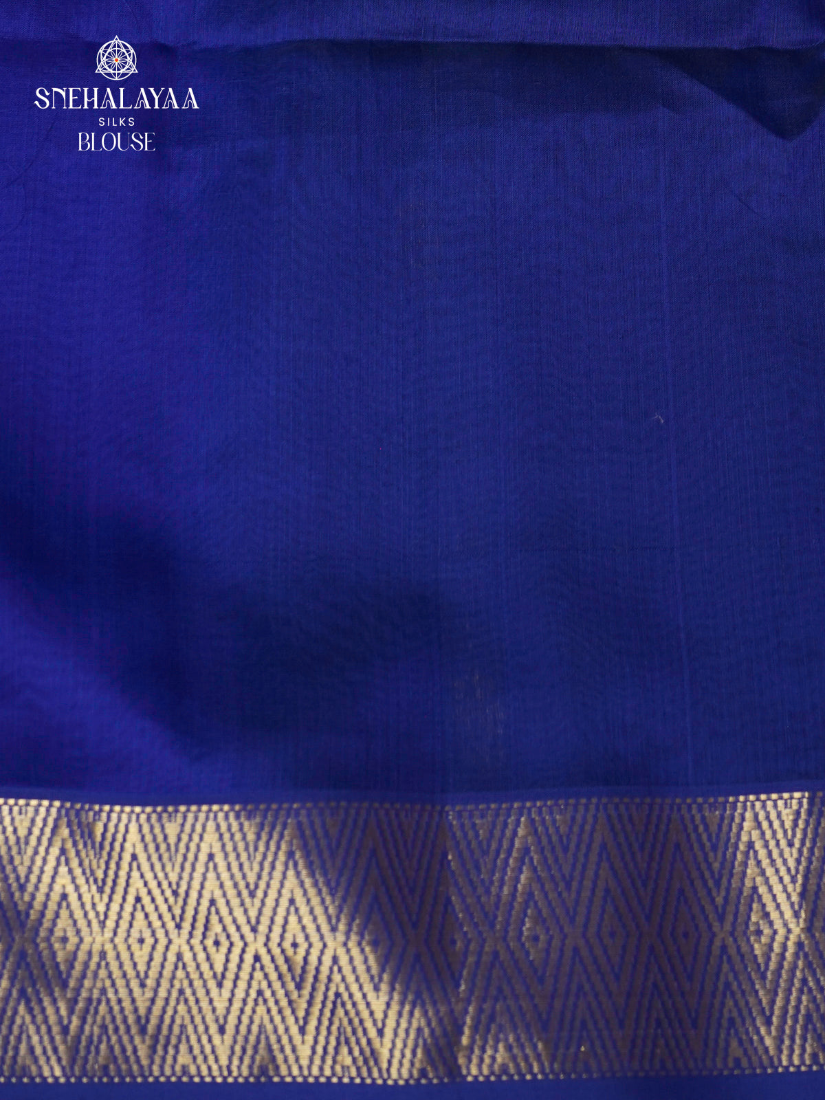 Rich Blue Maheshwari Silk Cotton Saree