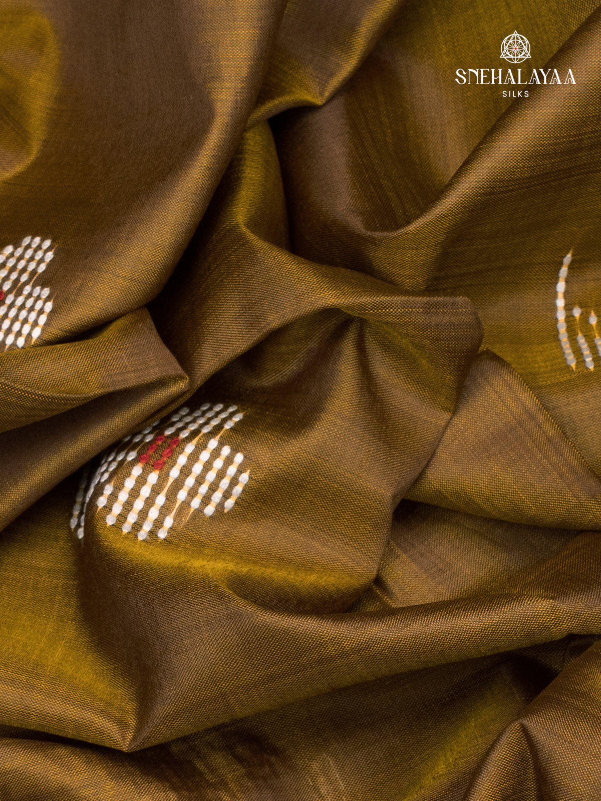 Mustard Katan Silk Saree