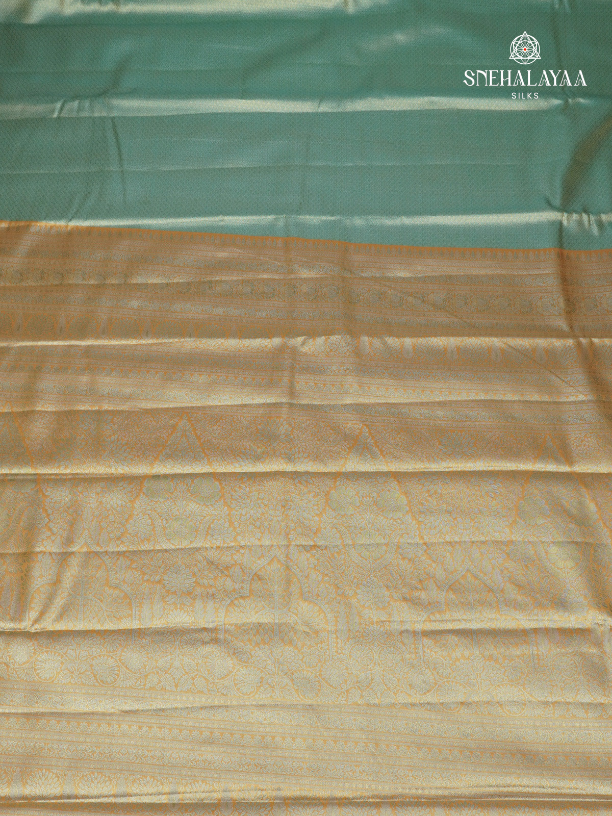 Pastel Green Art Silk Saree