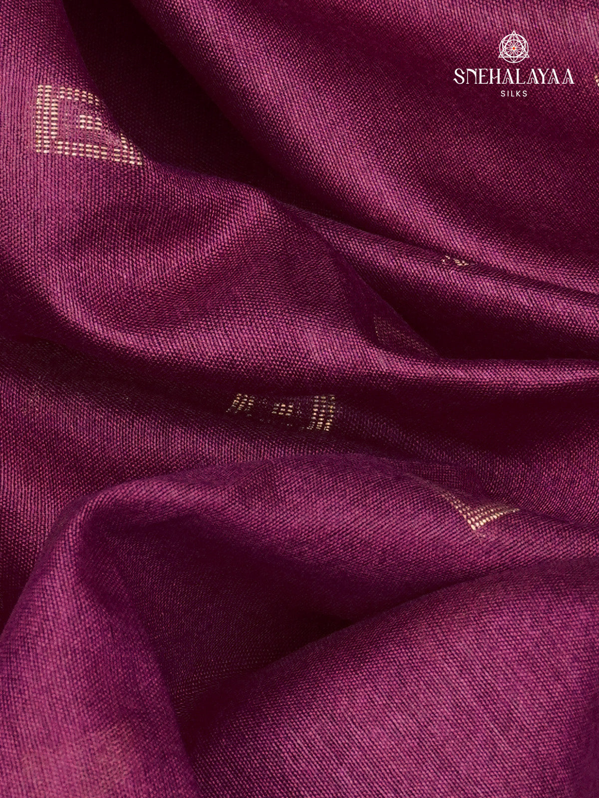 Magenta Bamboo Silk Saree