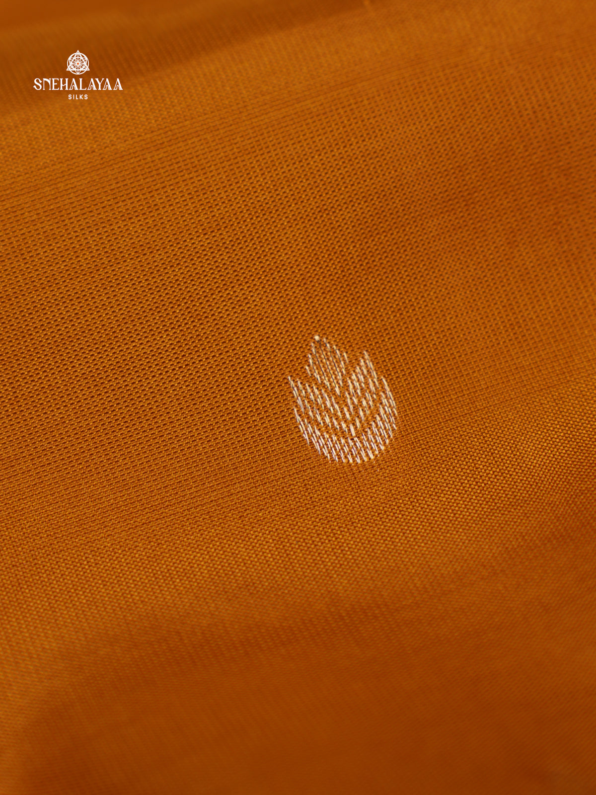 Rust Orange Kanjivaram Silk Saree