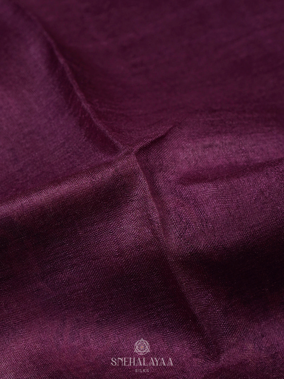 Purple Tussar Saree