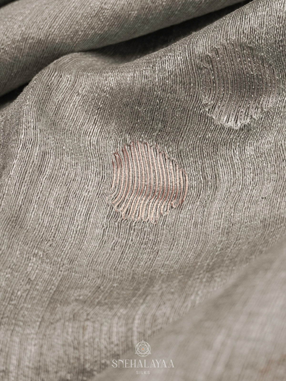Grey Matka Saree