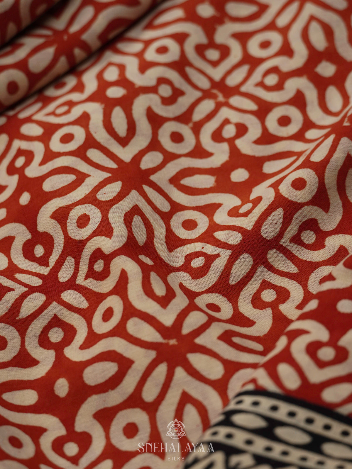 Off White Jaipur Cotton Saree