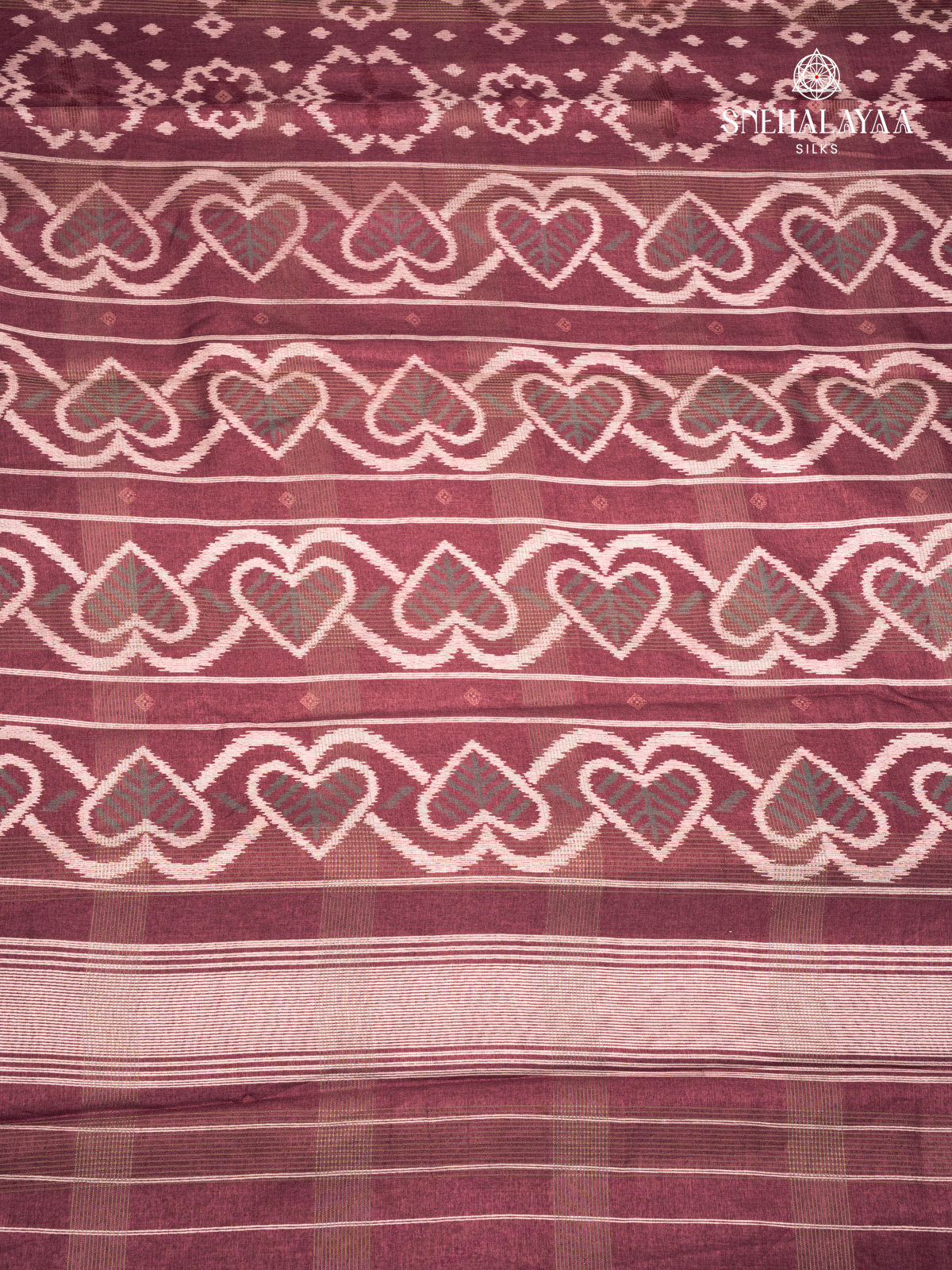 Brown Dola Silk Saree