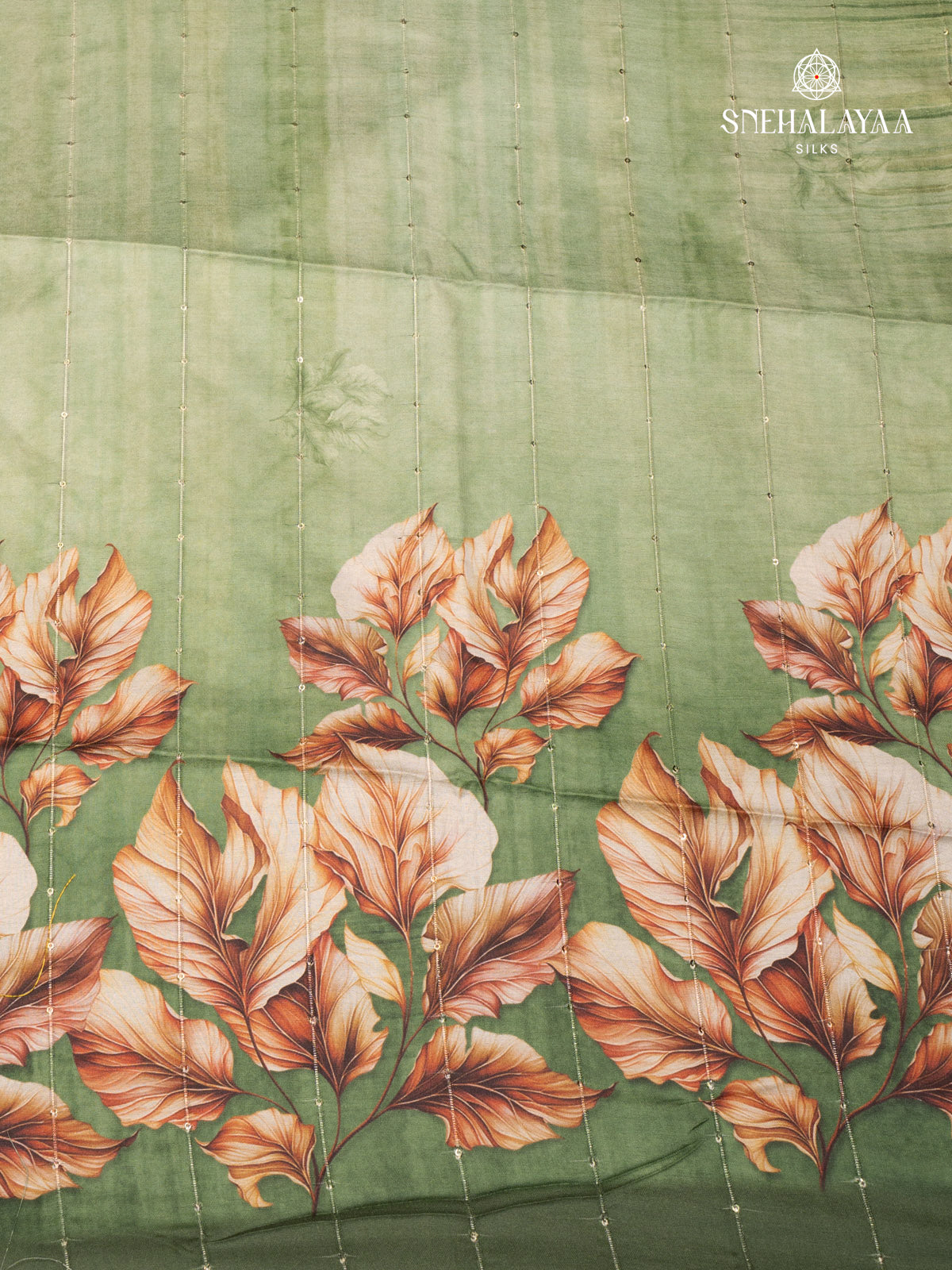 Green Tussar Saree