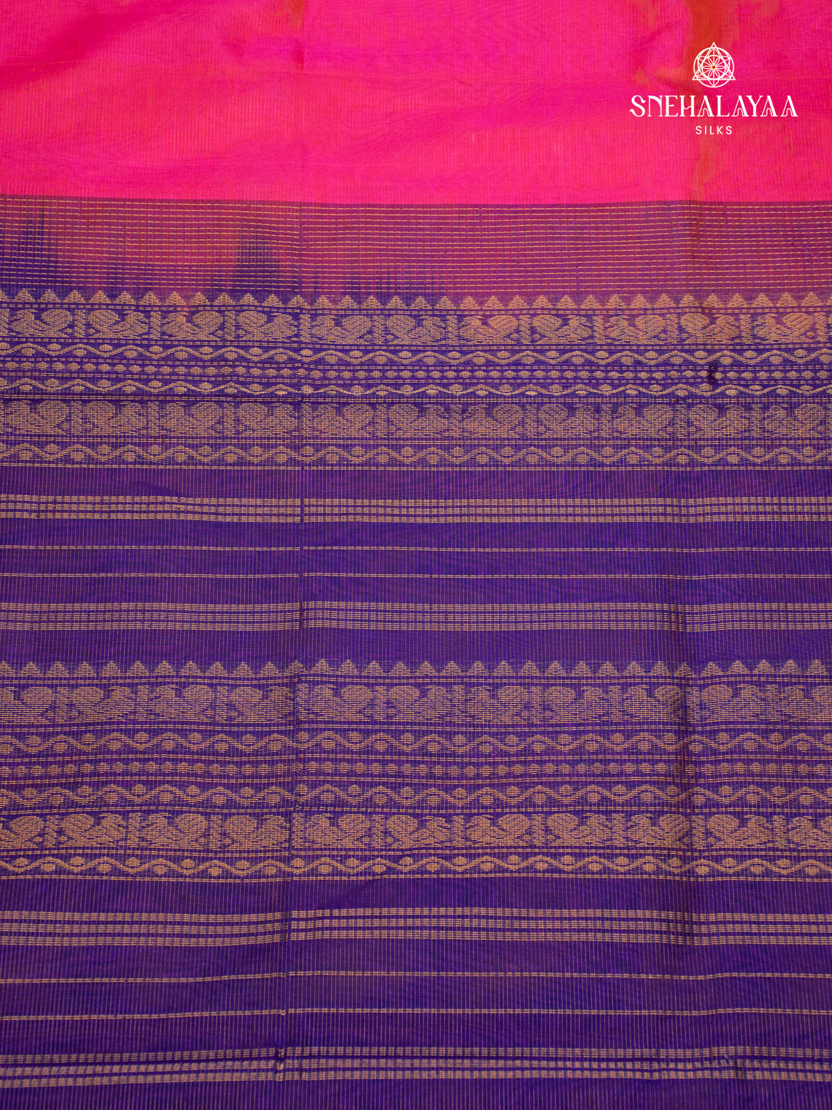 Rani Pink Kanchi Silk Cotton Saree