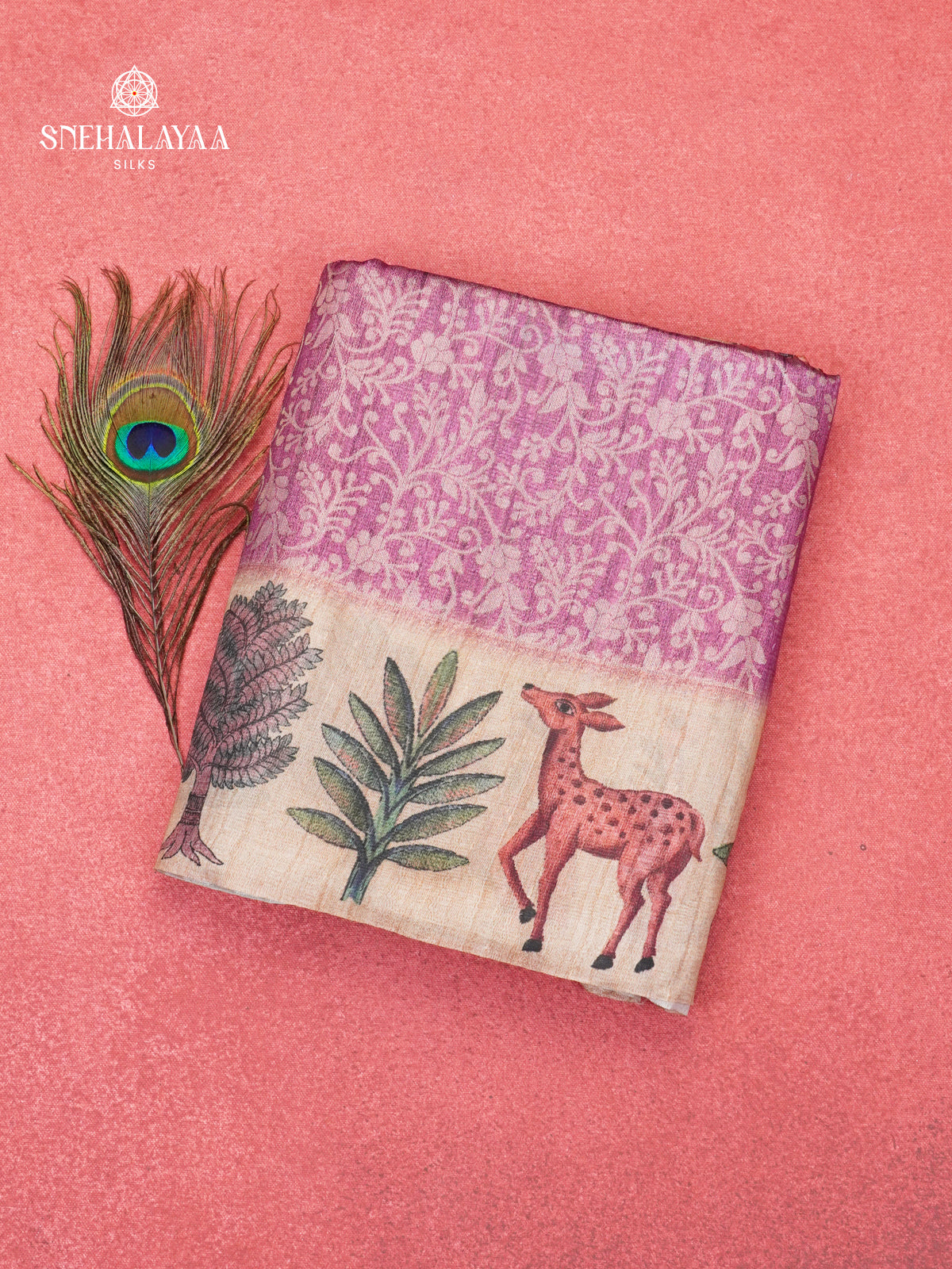 Pale Pink Banaras Saree