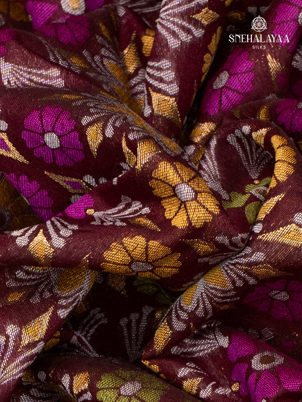 Purple Ikat Silk Saree