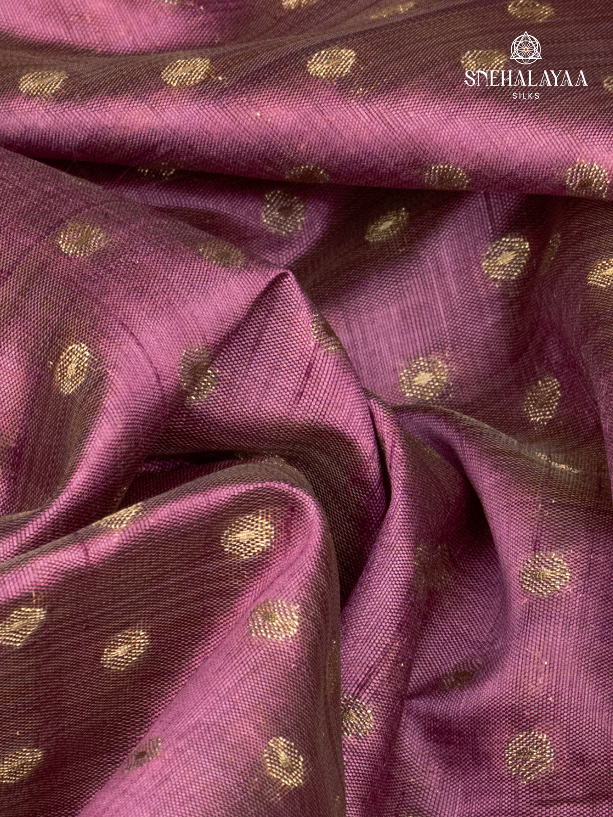 Purple Raw Silk Saree