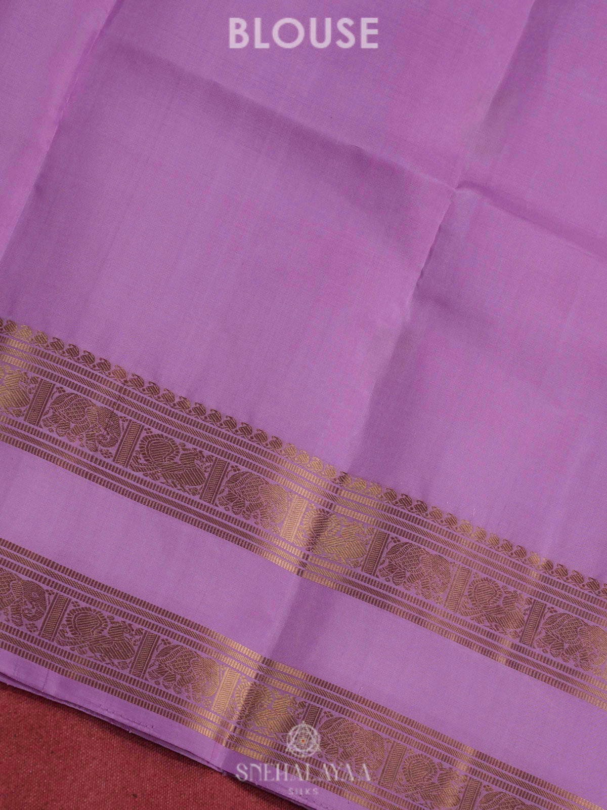 Lavender Kanjivaram Silk Saree