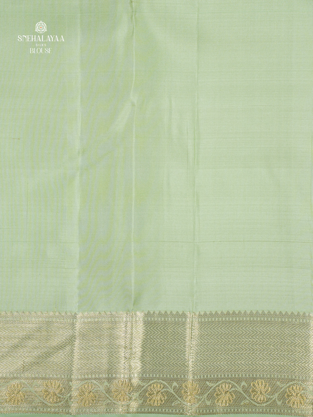 Mint Green Kanjivaram Silk Saree
