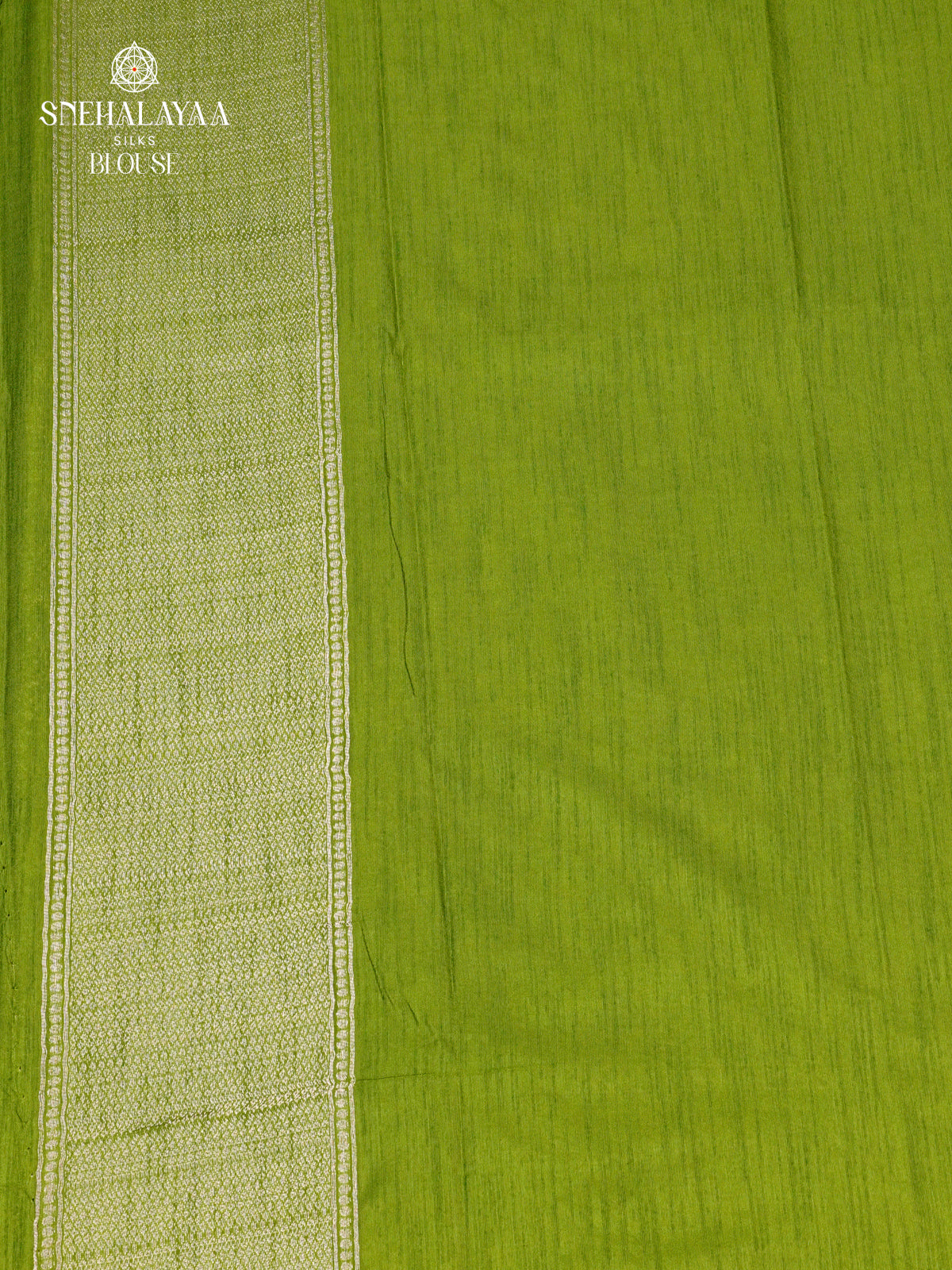 Green Raw Silk Saree