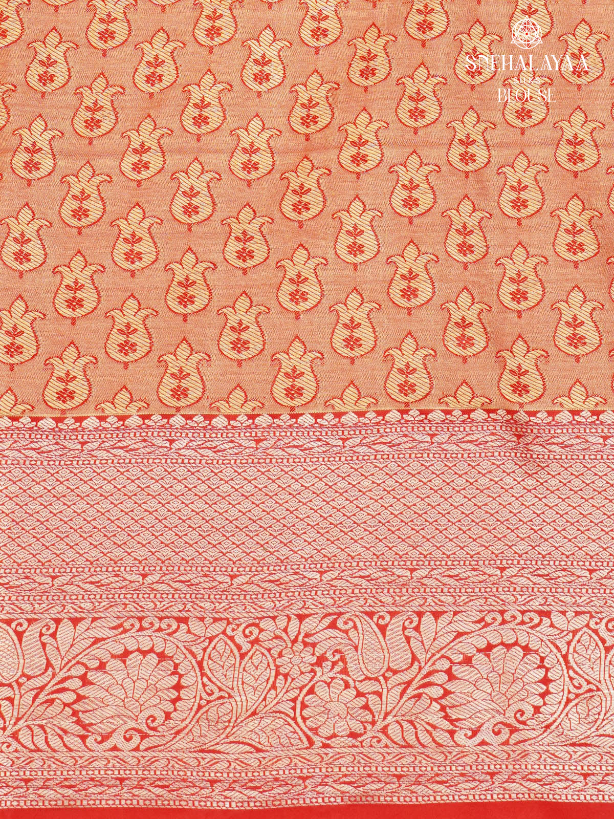 Olive Green Art Silk Saree