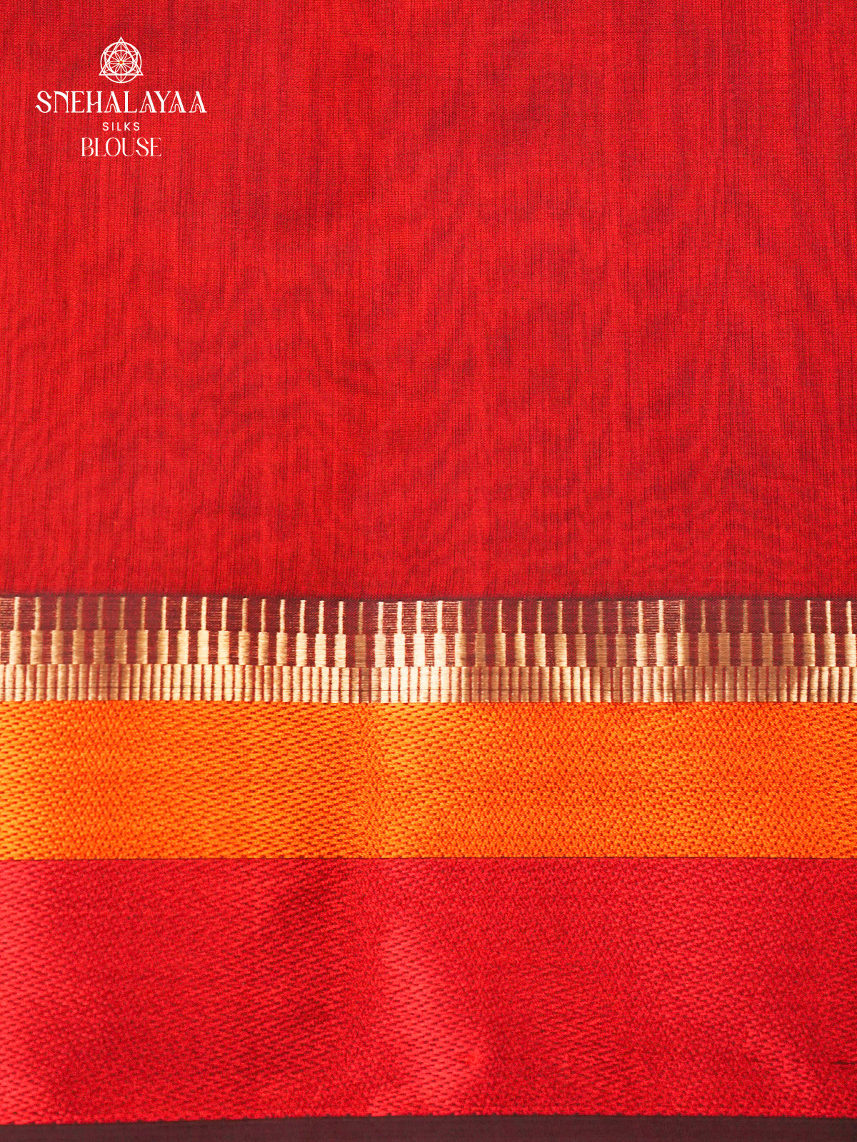 Magenta Maheshwari Silk Cotton Saree