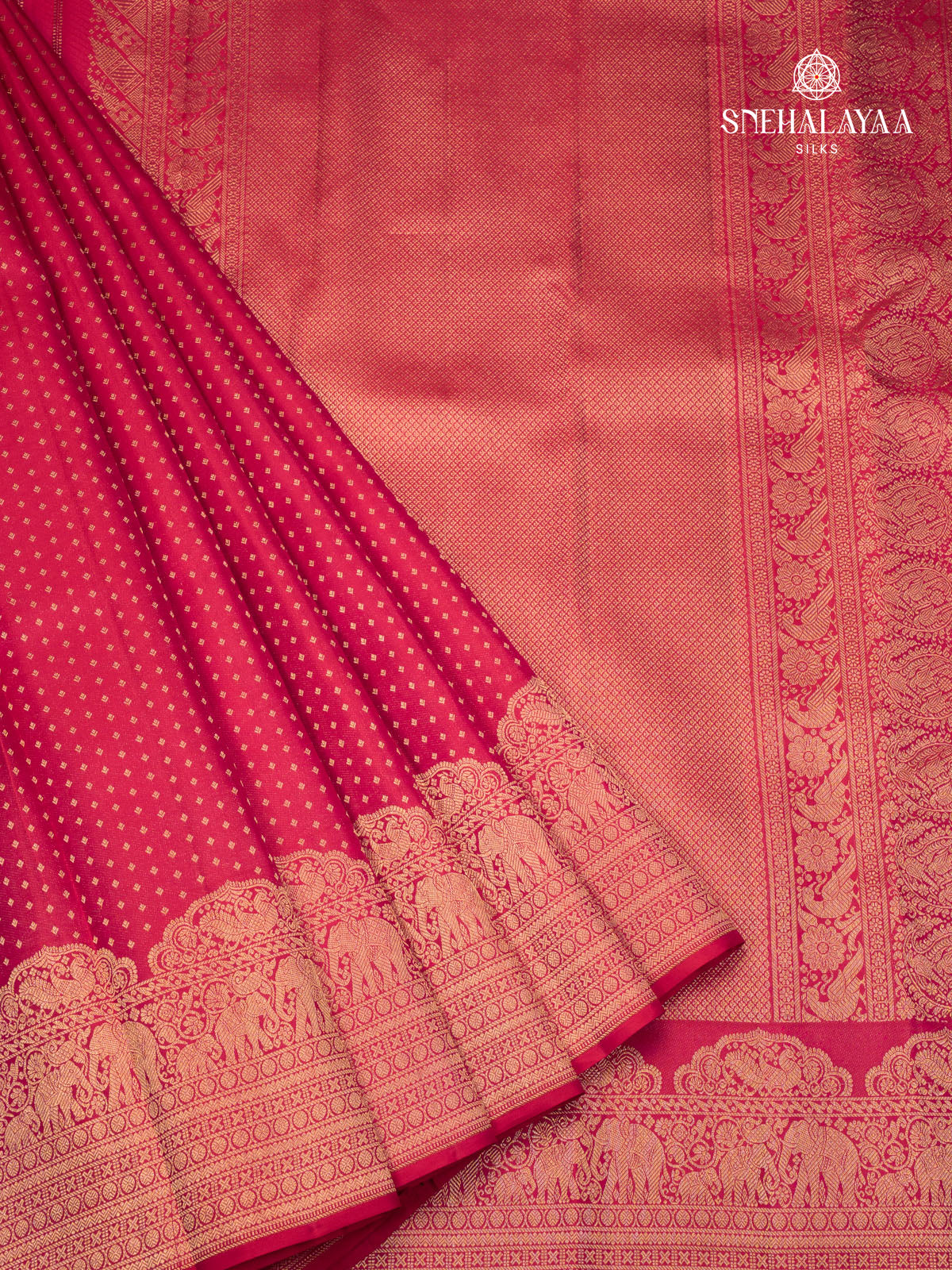 Pink Kanjivaram Silk Saree
