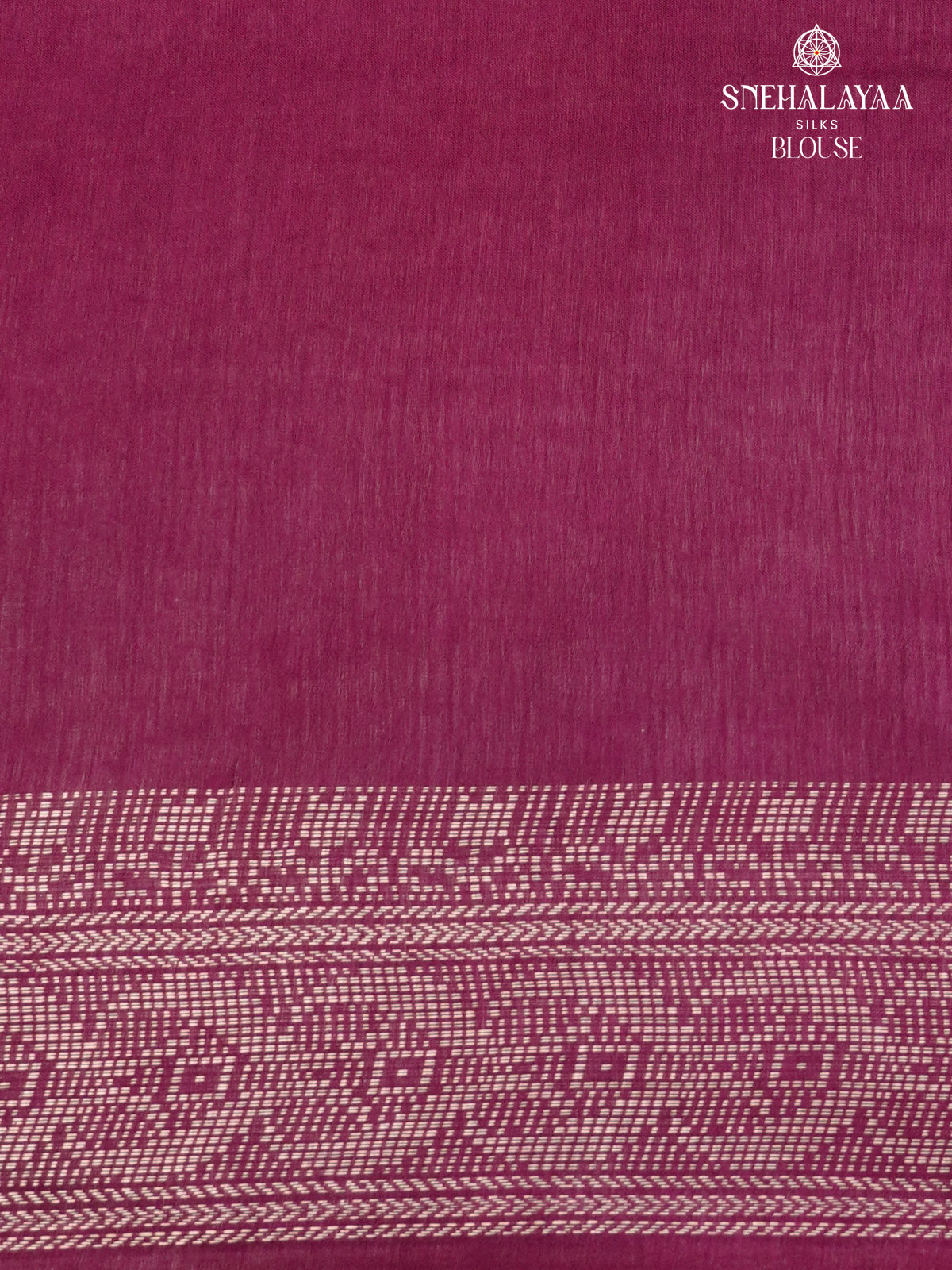 Magenta Bamboo Silk Saree