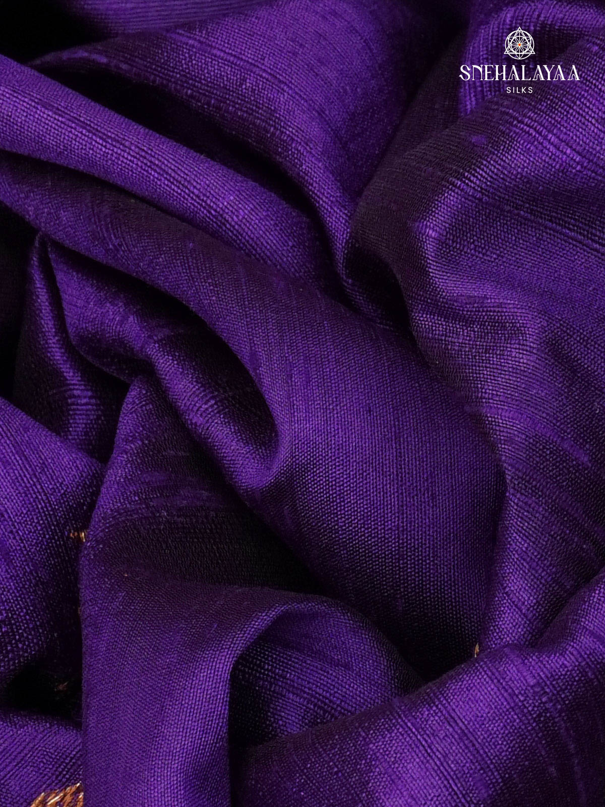 Rich Purple Banaras Raw Silk Saree
