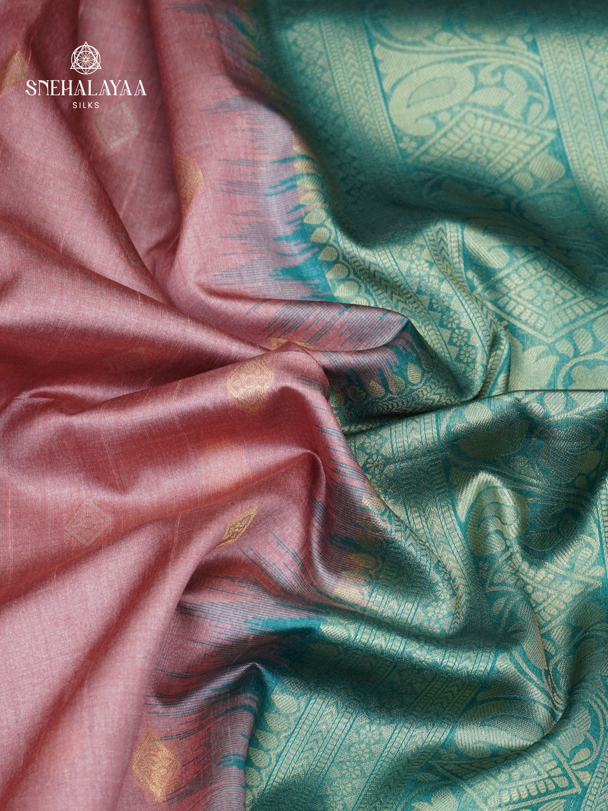 Pale Pink Jute Saree