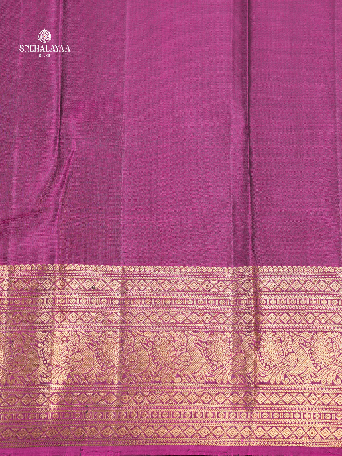 Purple Kanjivaram Silk Saree