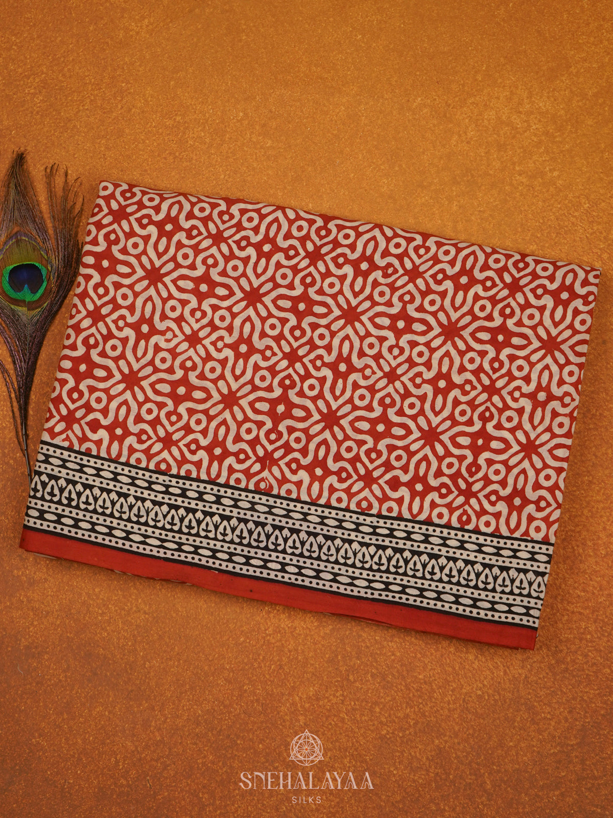 Off White Jaipur Cotton Saree