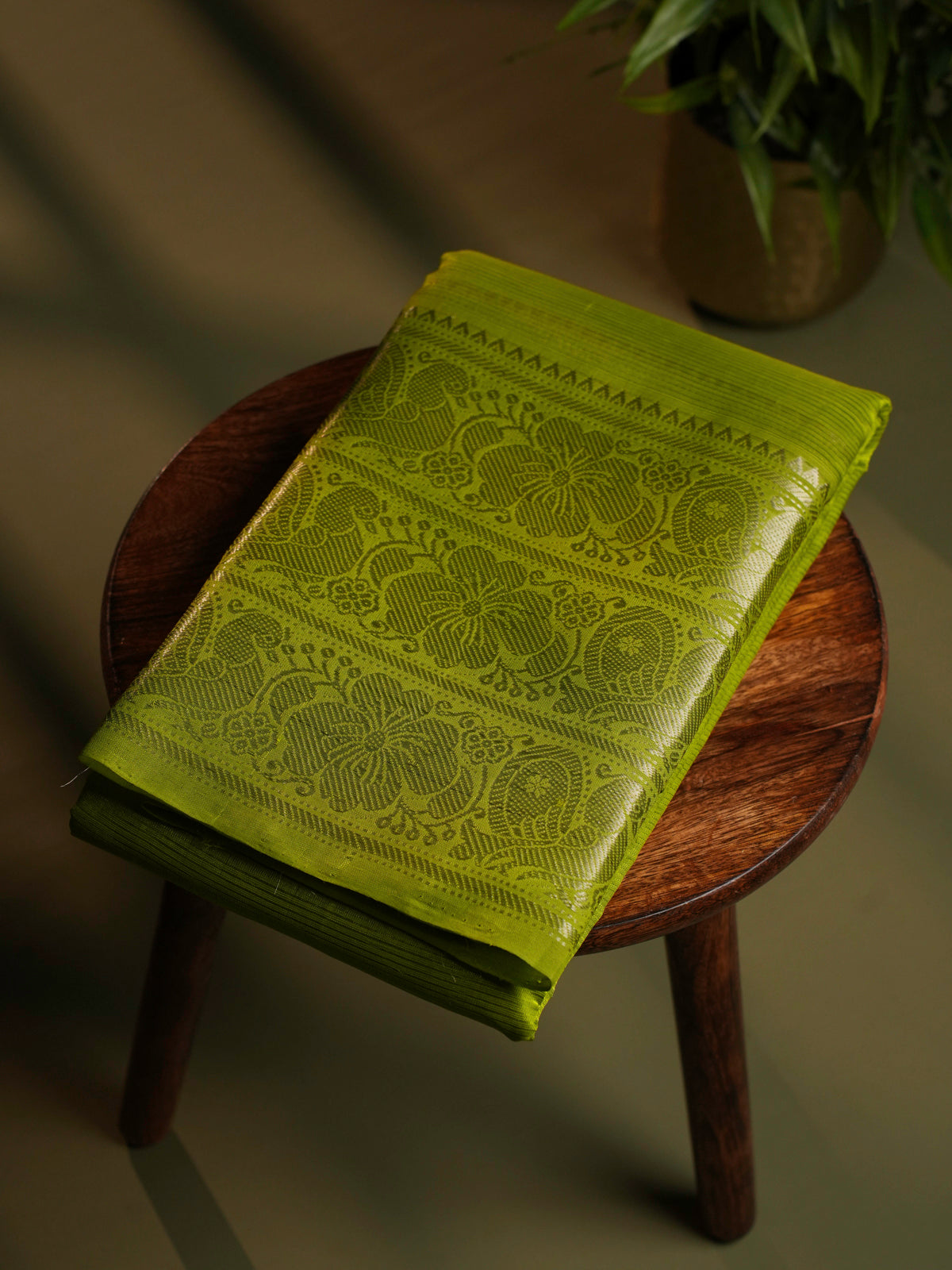 Green Mangalagiri Silk Cotton Saree