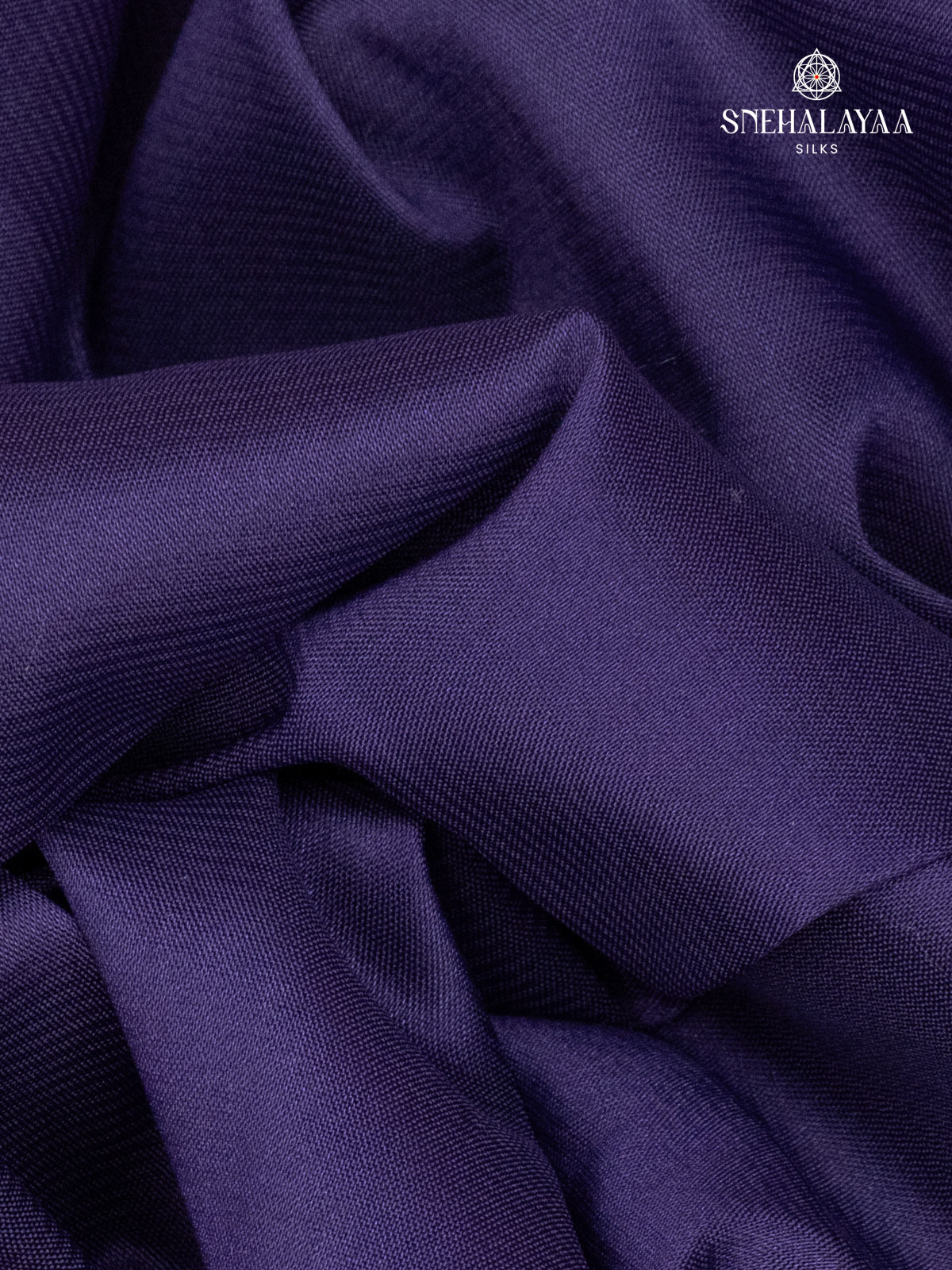 Navy Blue Mysore Silk Saree