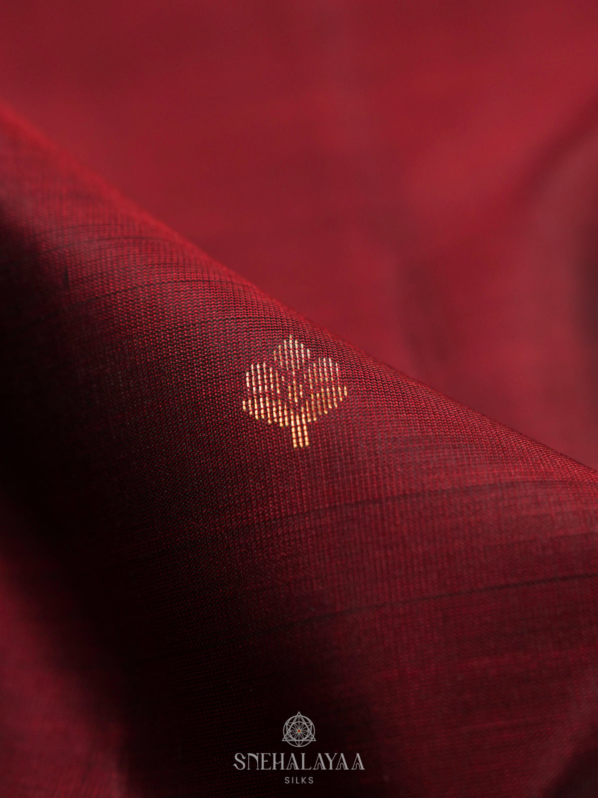 Maroon Kanjivaram Silk Saree
