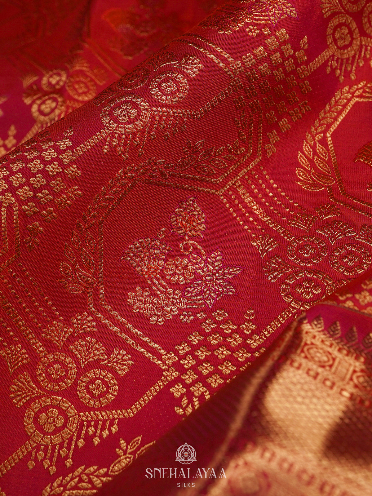 Red Kanjivaram Silk Saree