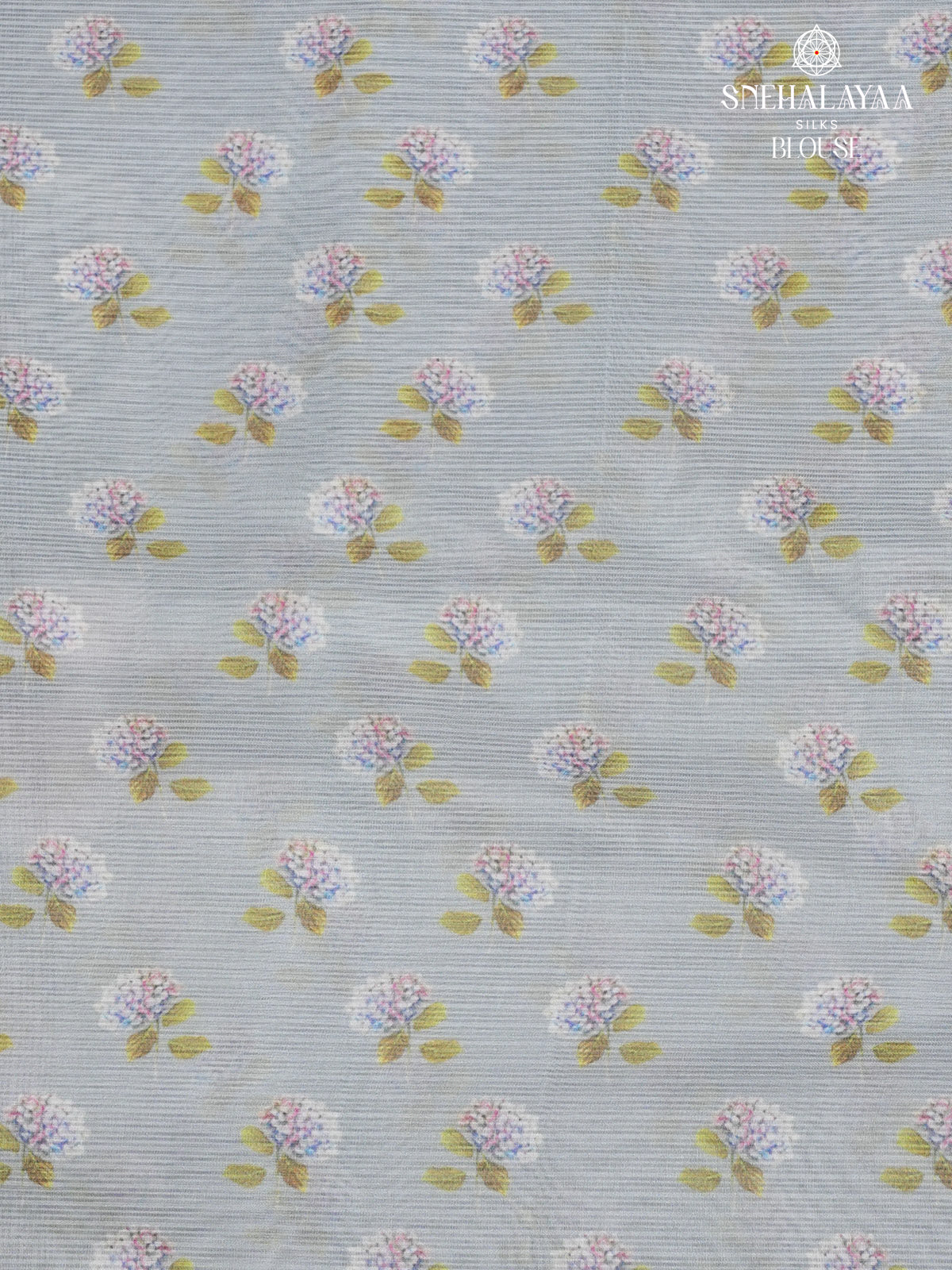 Blue Kota Embroidery Saree