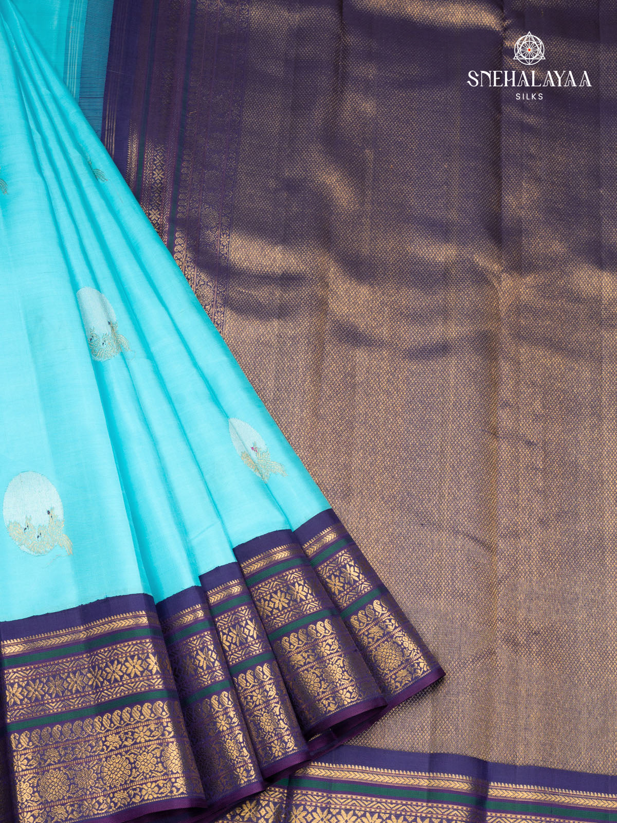 Blue Kanjivaram Silk Saree