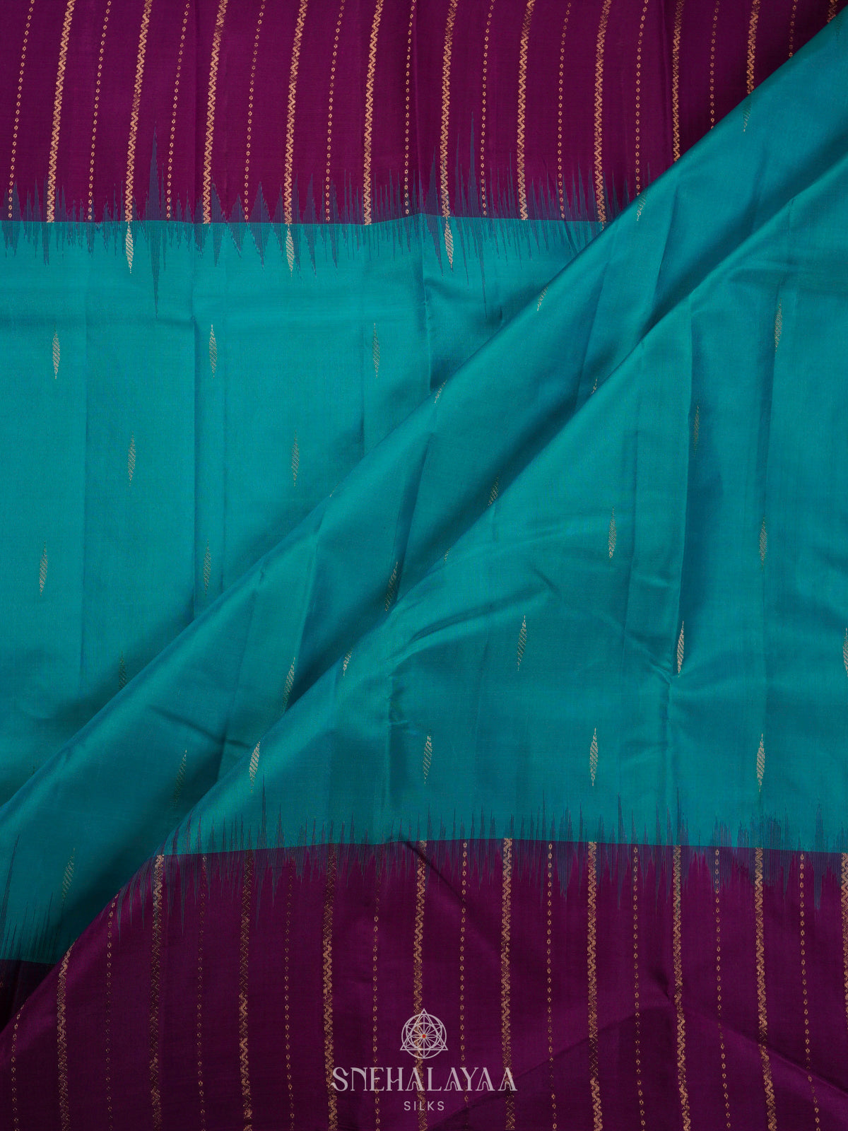 Blue Kanjivaram Silk Saree