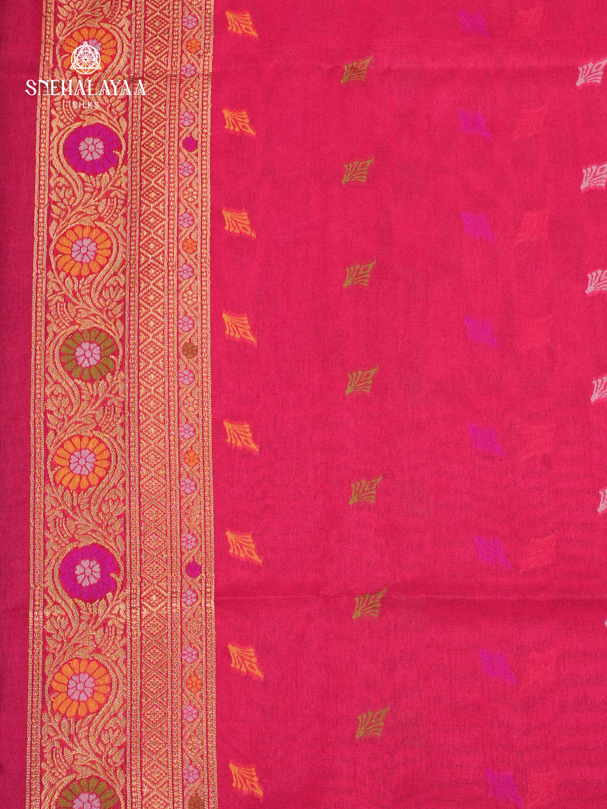 Rich Maroon Ikat Saree