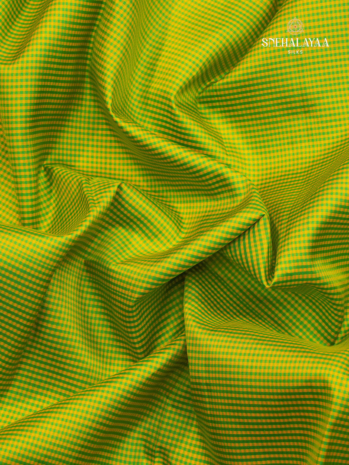 Lime Green Kancheevaram Silk