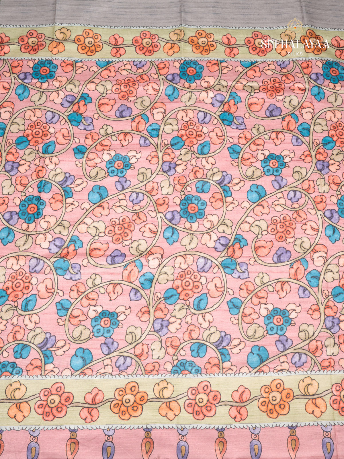 Light Grey Matka Saree