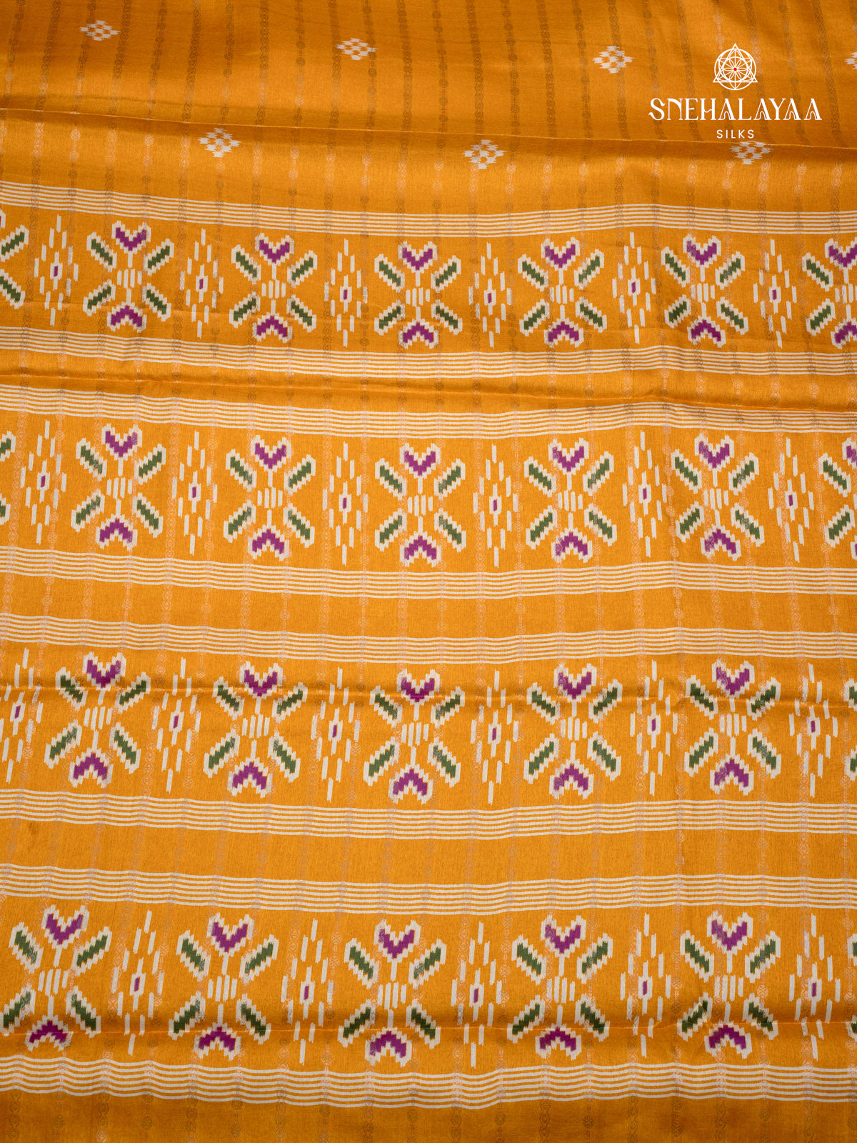 Mango Yellow Dola Silk Saree