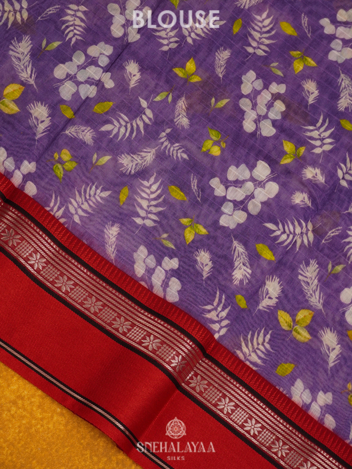 Purple Chanderi Saree
