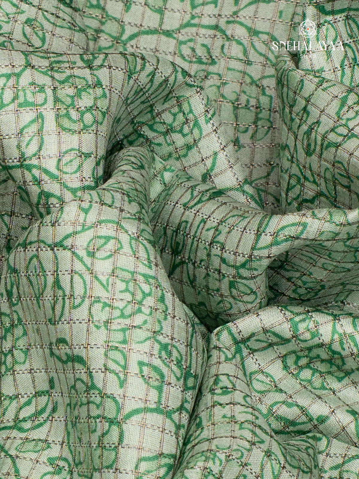 Green Tussar Saree