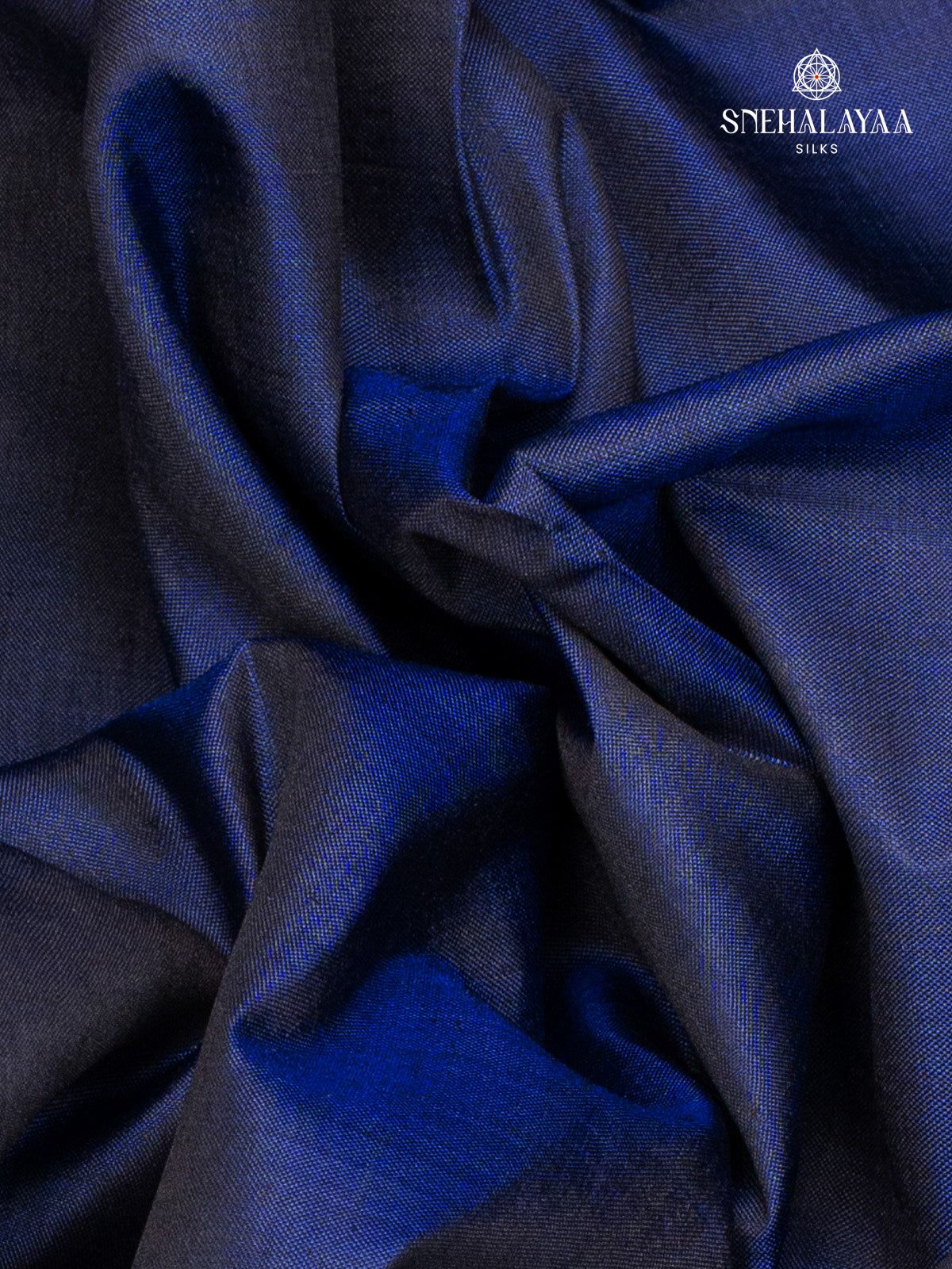 Navy Blue Katan Silk Saree