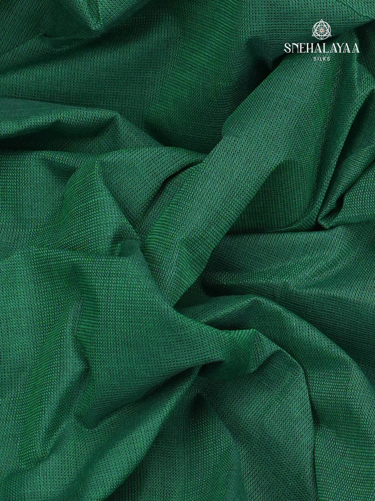 Bottle Green Chettinad Cotton Saree