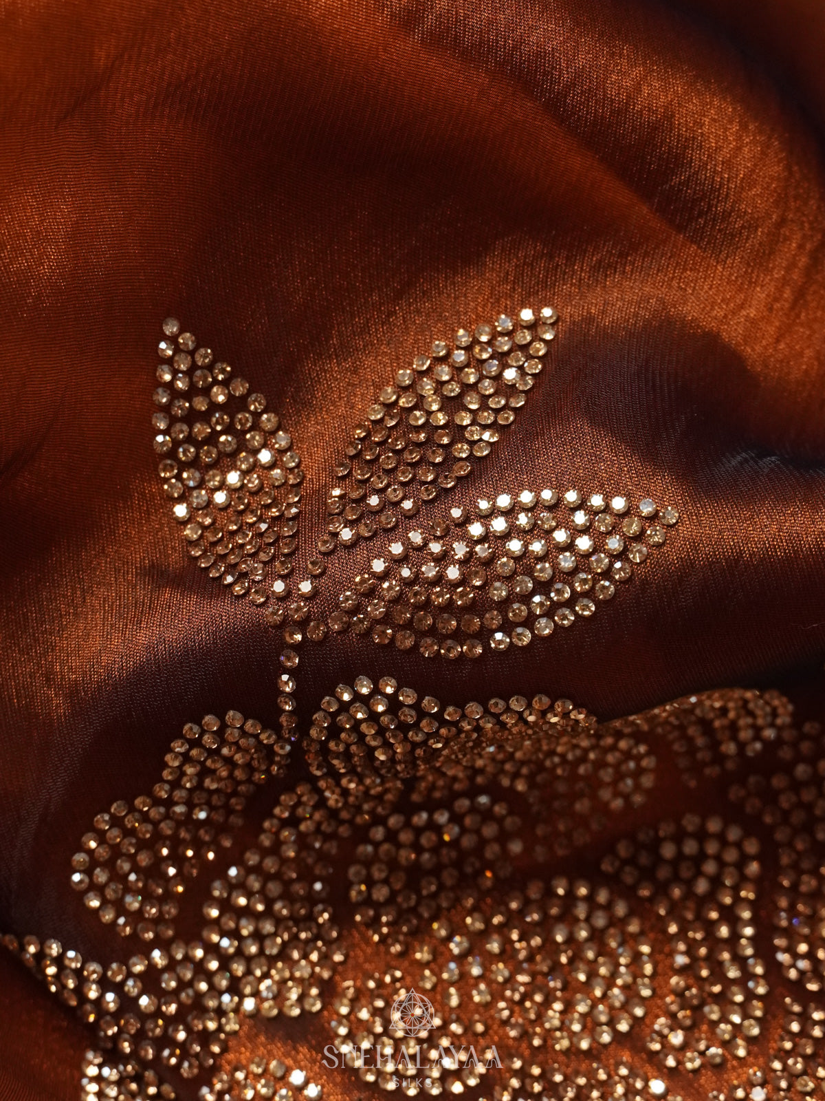 Brown Designer Saree