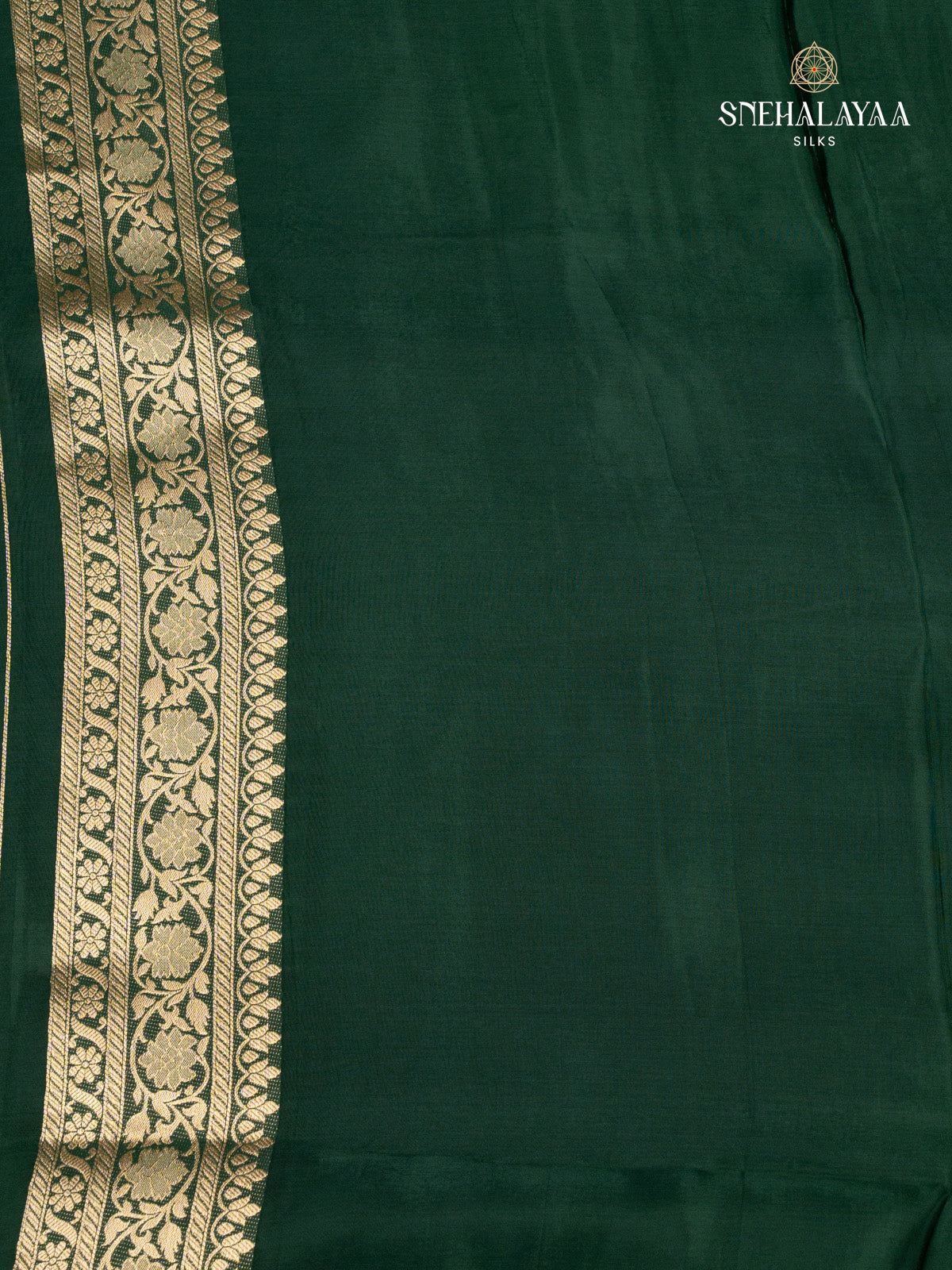 Green Semi Banaras Silk Saree